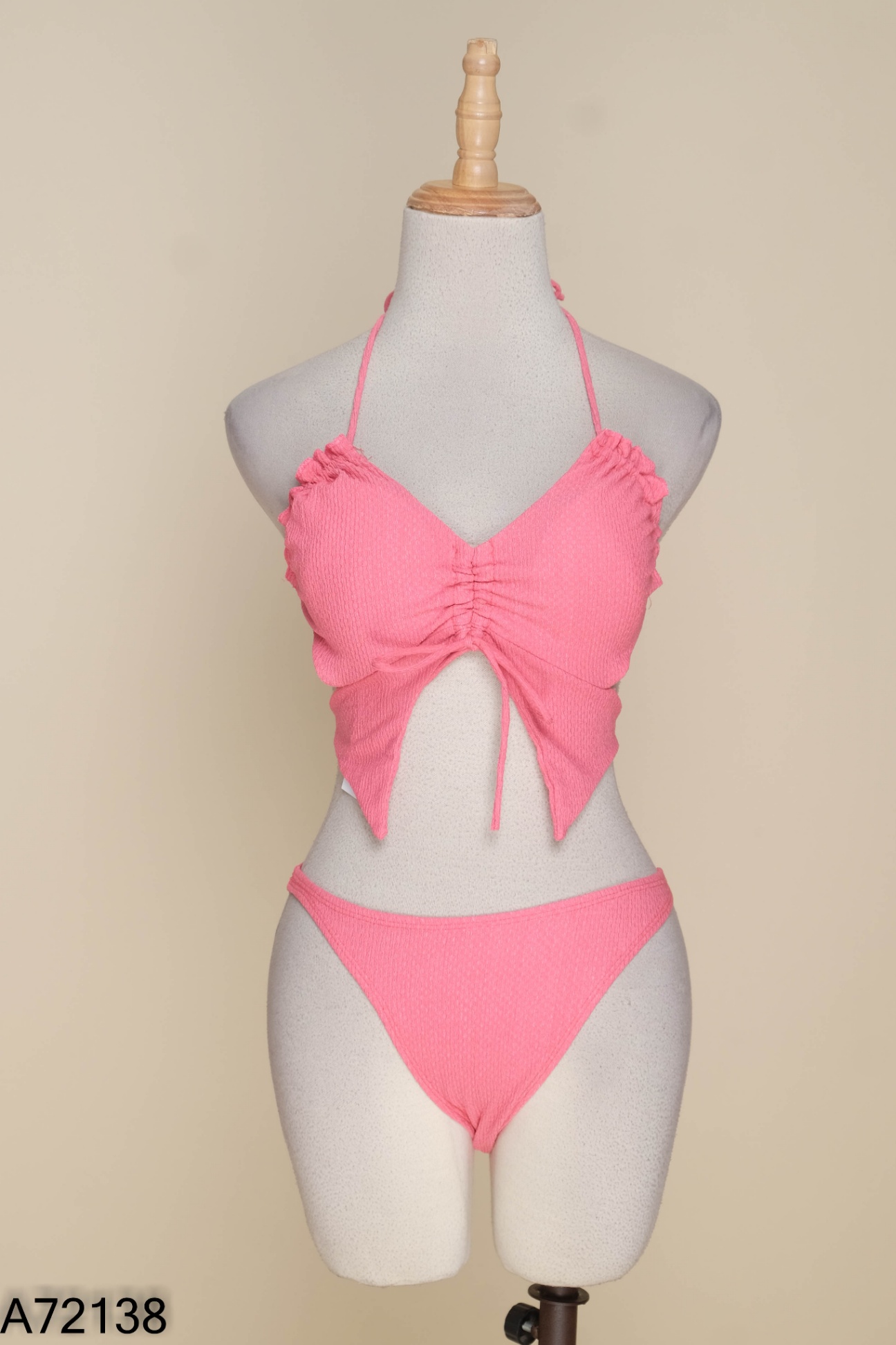 NEWTAG Set Bikini 3 món hồng