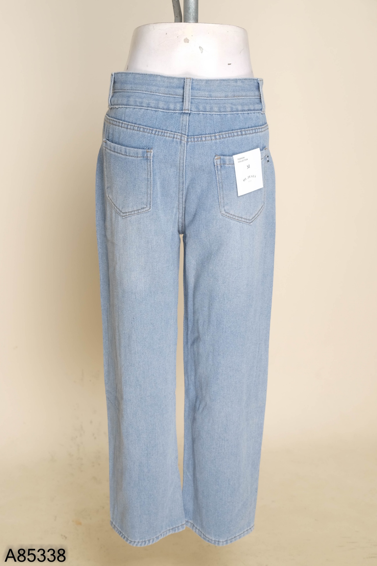 NEWTAG Quần jeans baggy xanh nhạt