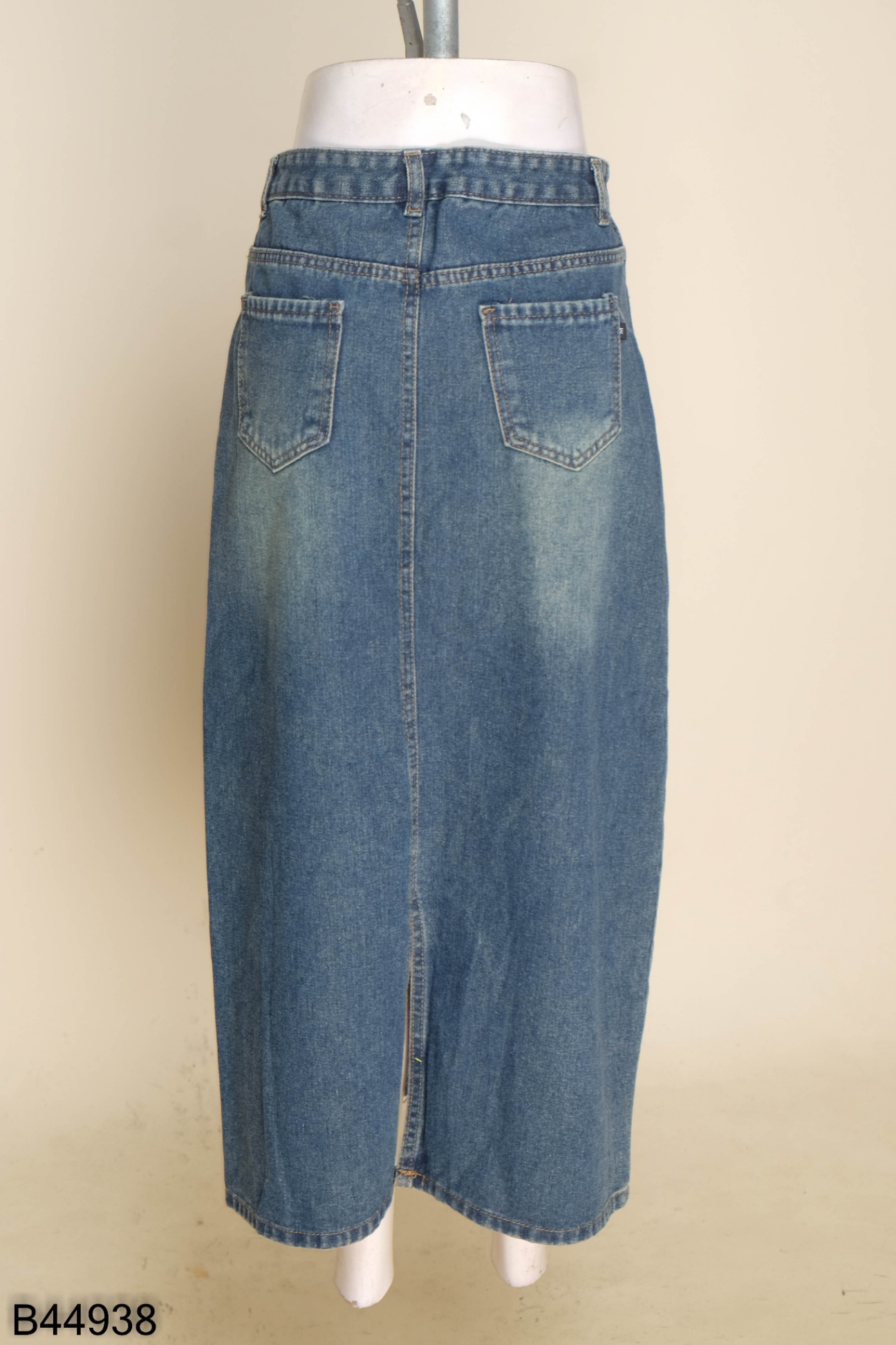 NEW Chân váy jeans xanh rách