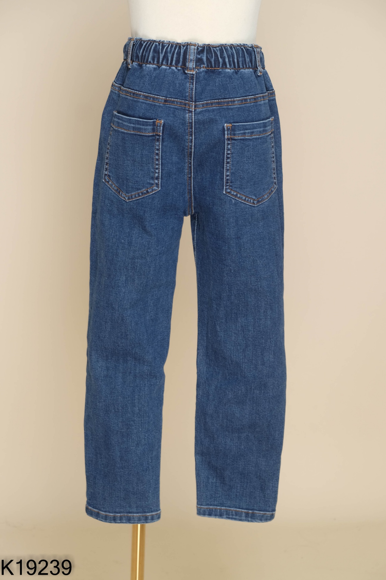 Quần jeans CANIFA xanh trơn KIDS