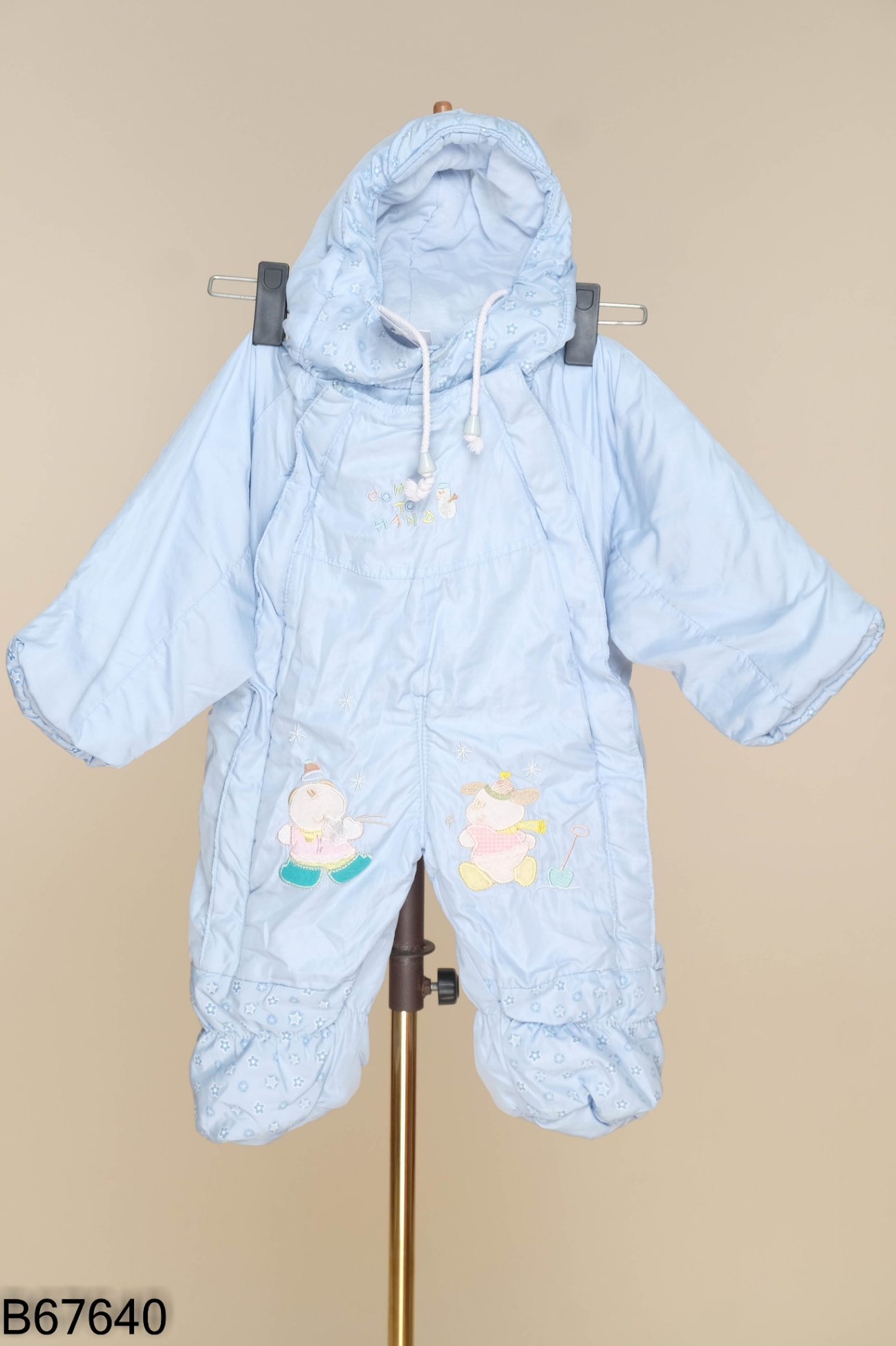 Jumpsuit xanh họa tiết KIDS