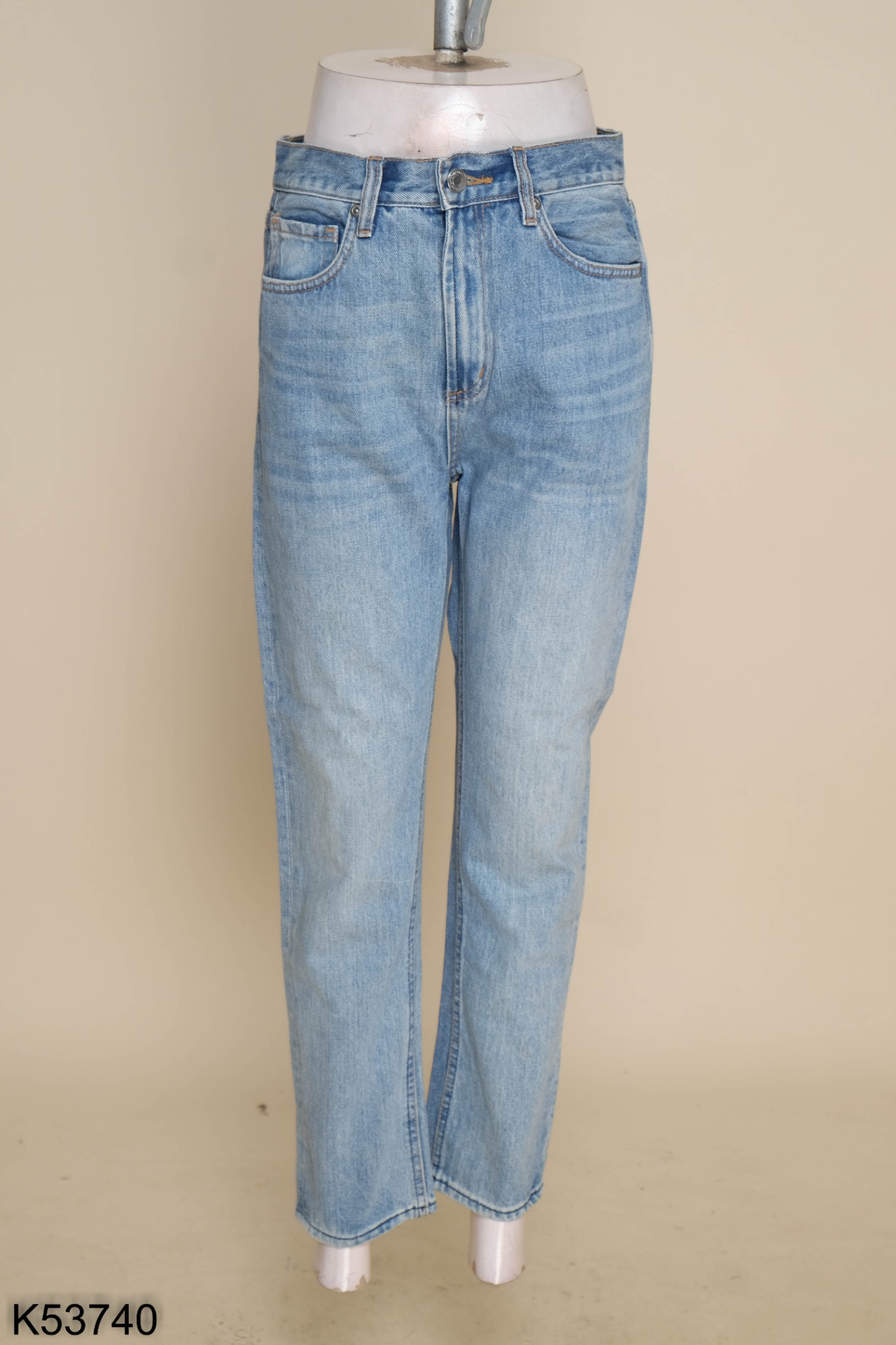 Quần jean DENIM xanh dáng baggy