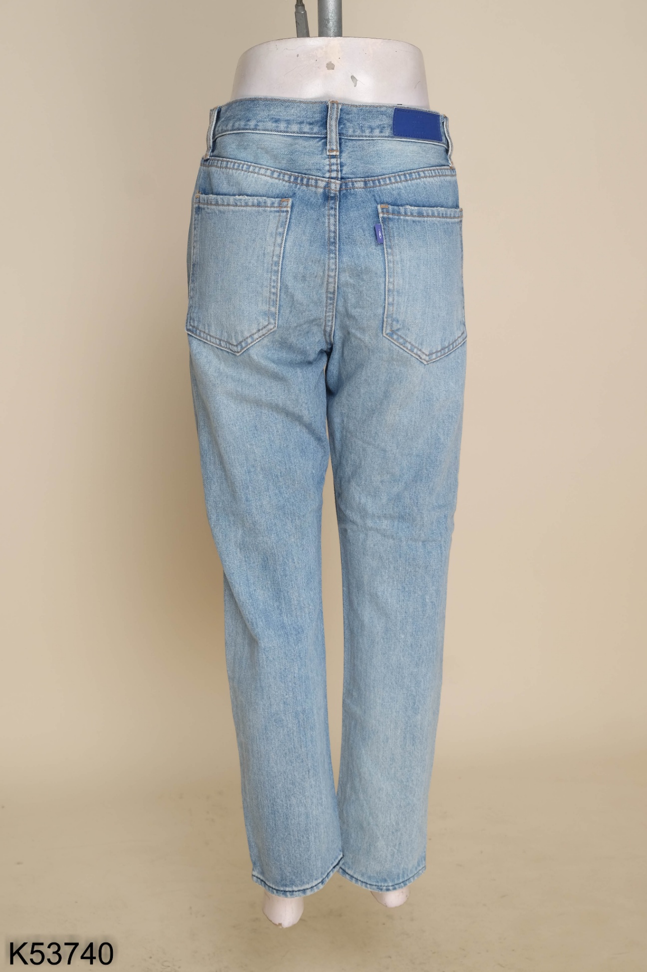 Quần jean DENIM xanh dáng baggy