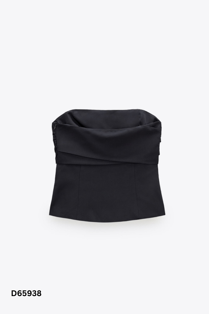 NEWTAG Áo cúp ngực ZARA xanh than