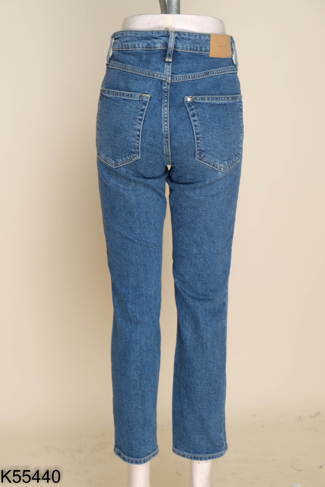 Quần jeans HM xanh trơn