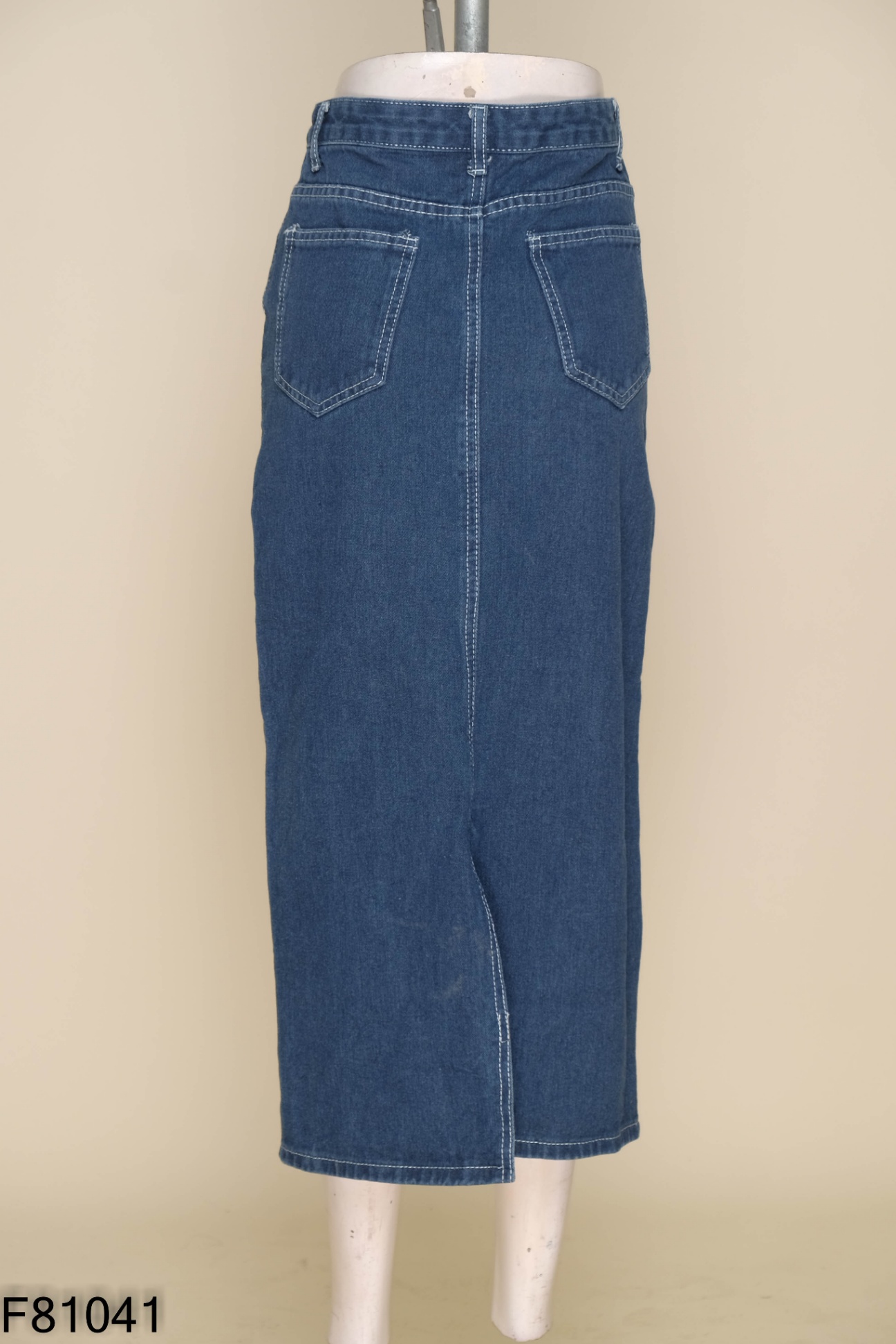 Chân váy jeans xanh