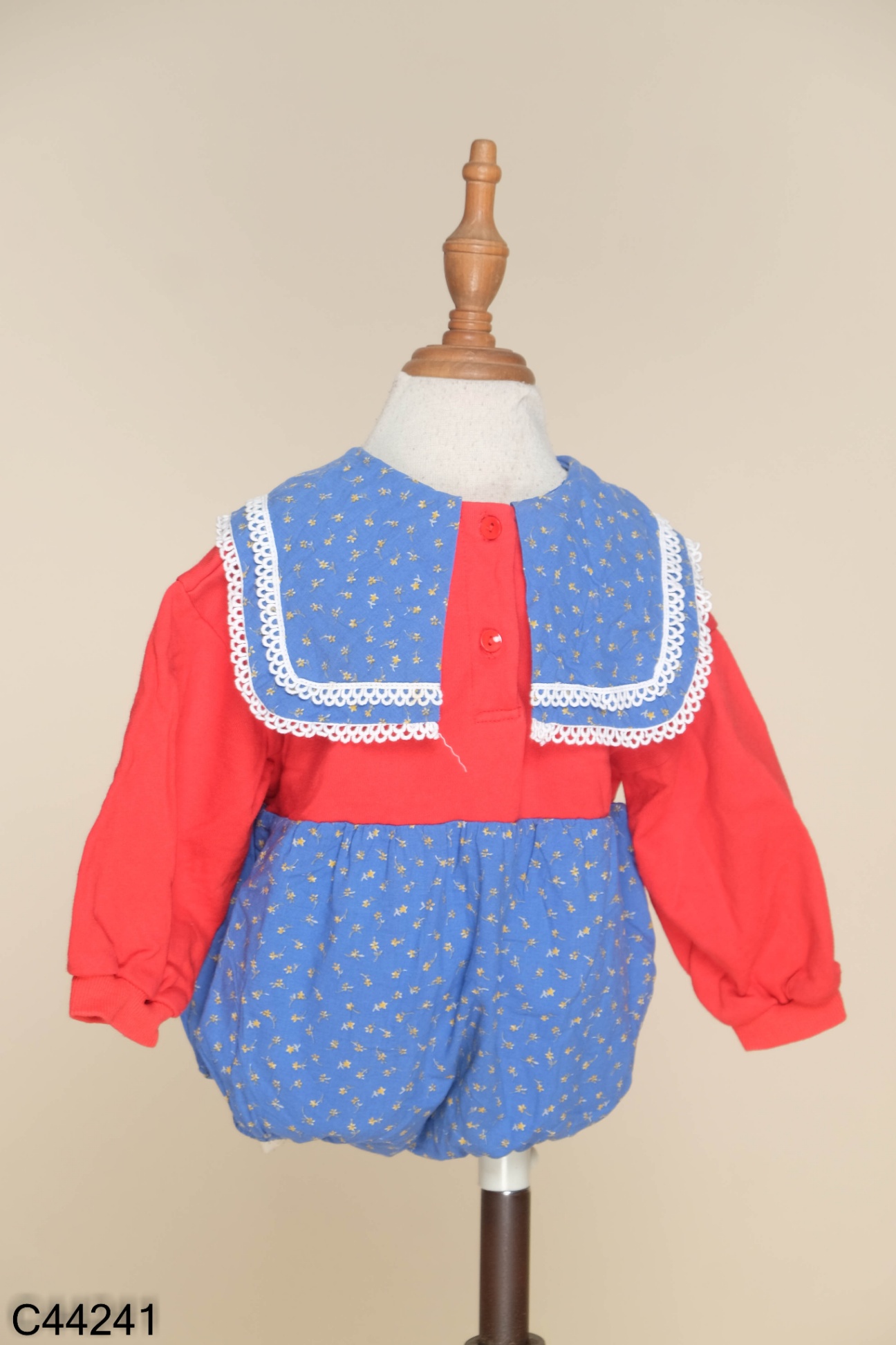 Bodysuit đỏ phối xanh KIDS