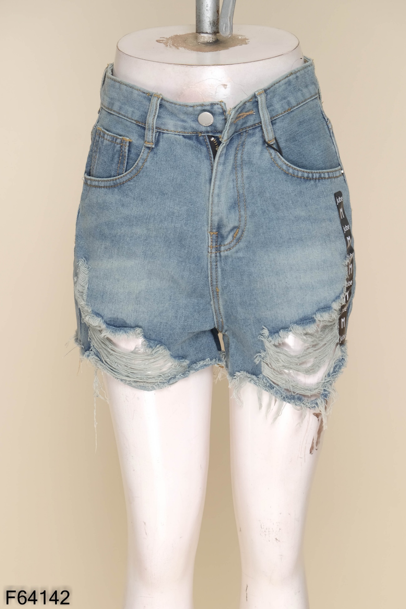 Quần short jeans xanh