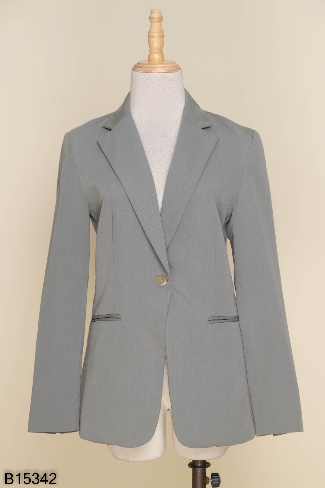 Áo khoác blazer MANGO xanh