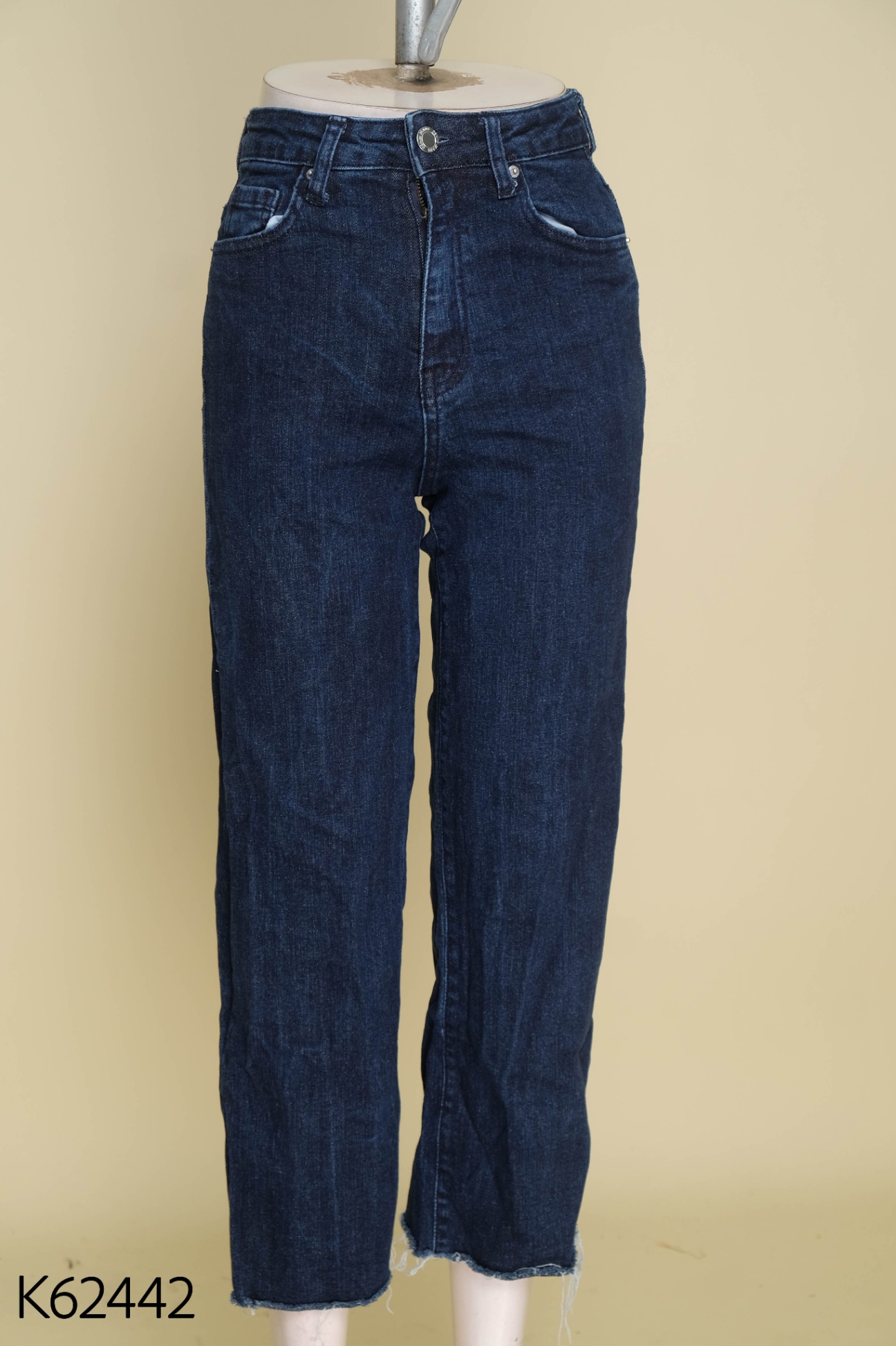 Quần jeans JUNO xanh trơn