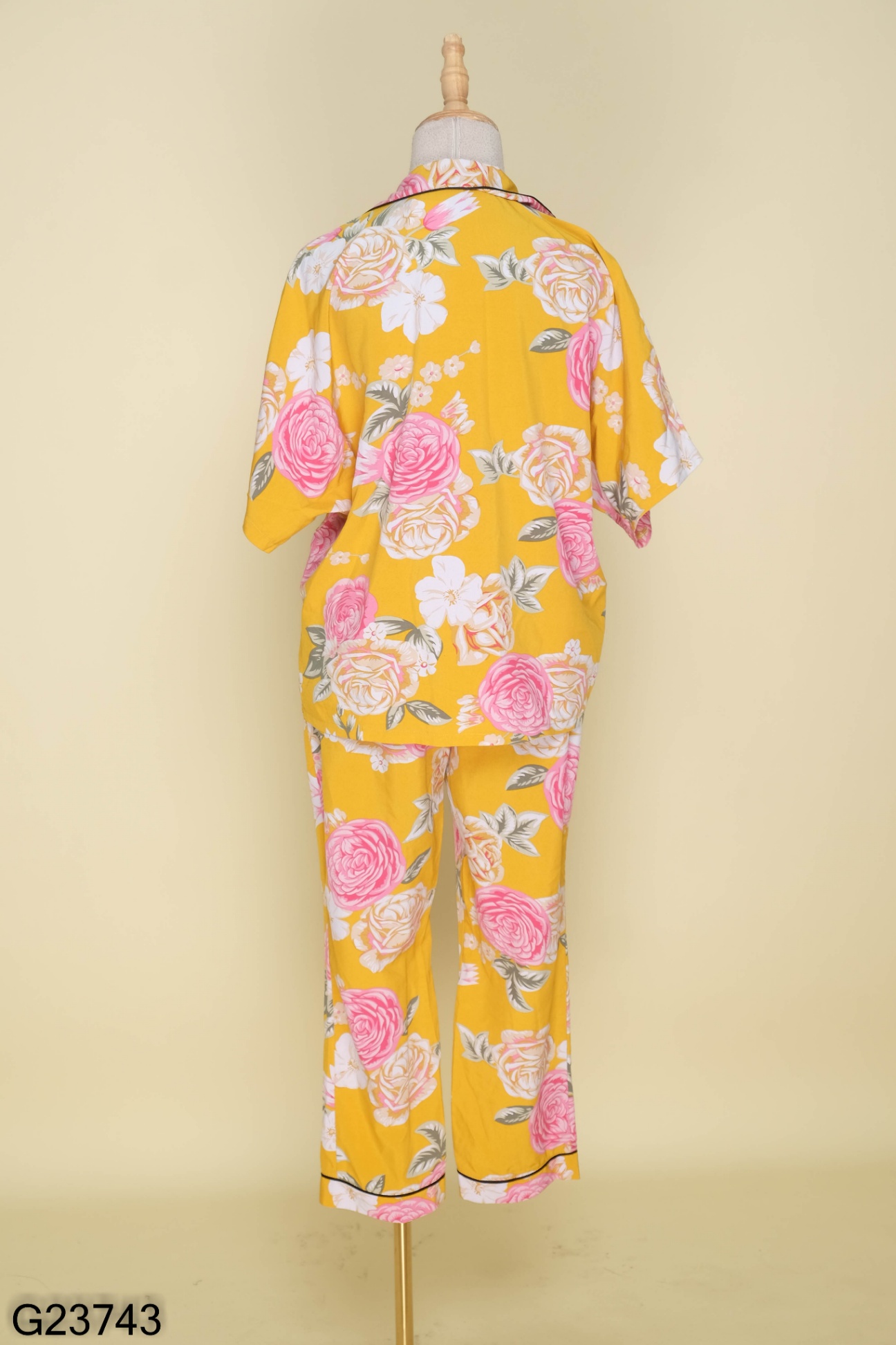 SET pijama vàng áo + quần dài