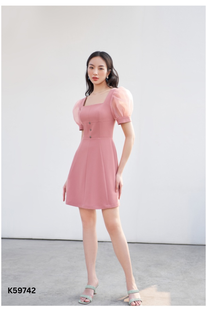 Váy nhỡ ADORE DRESS hồng