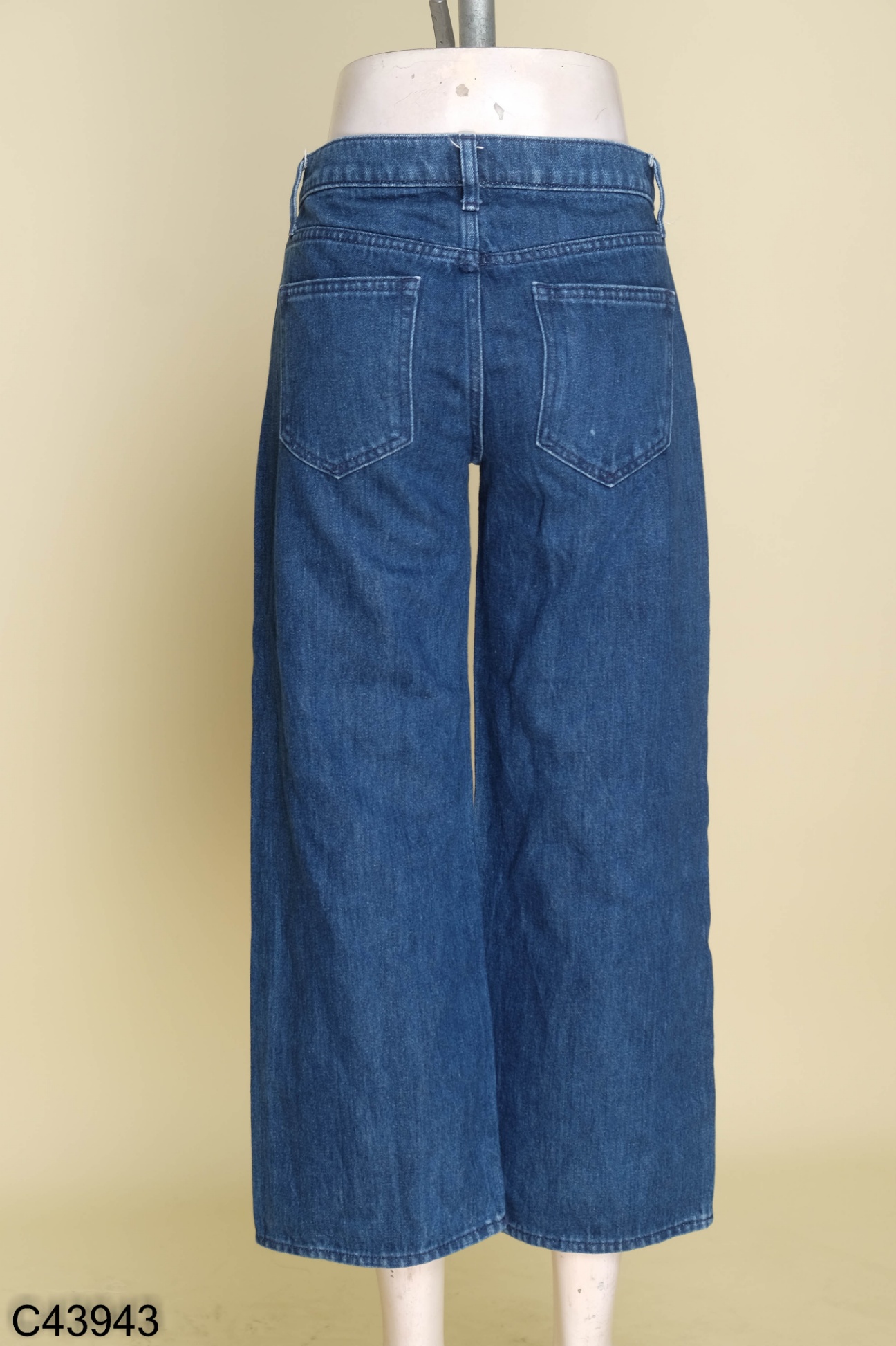 Quần jeans GAP xanh trơn