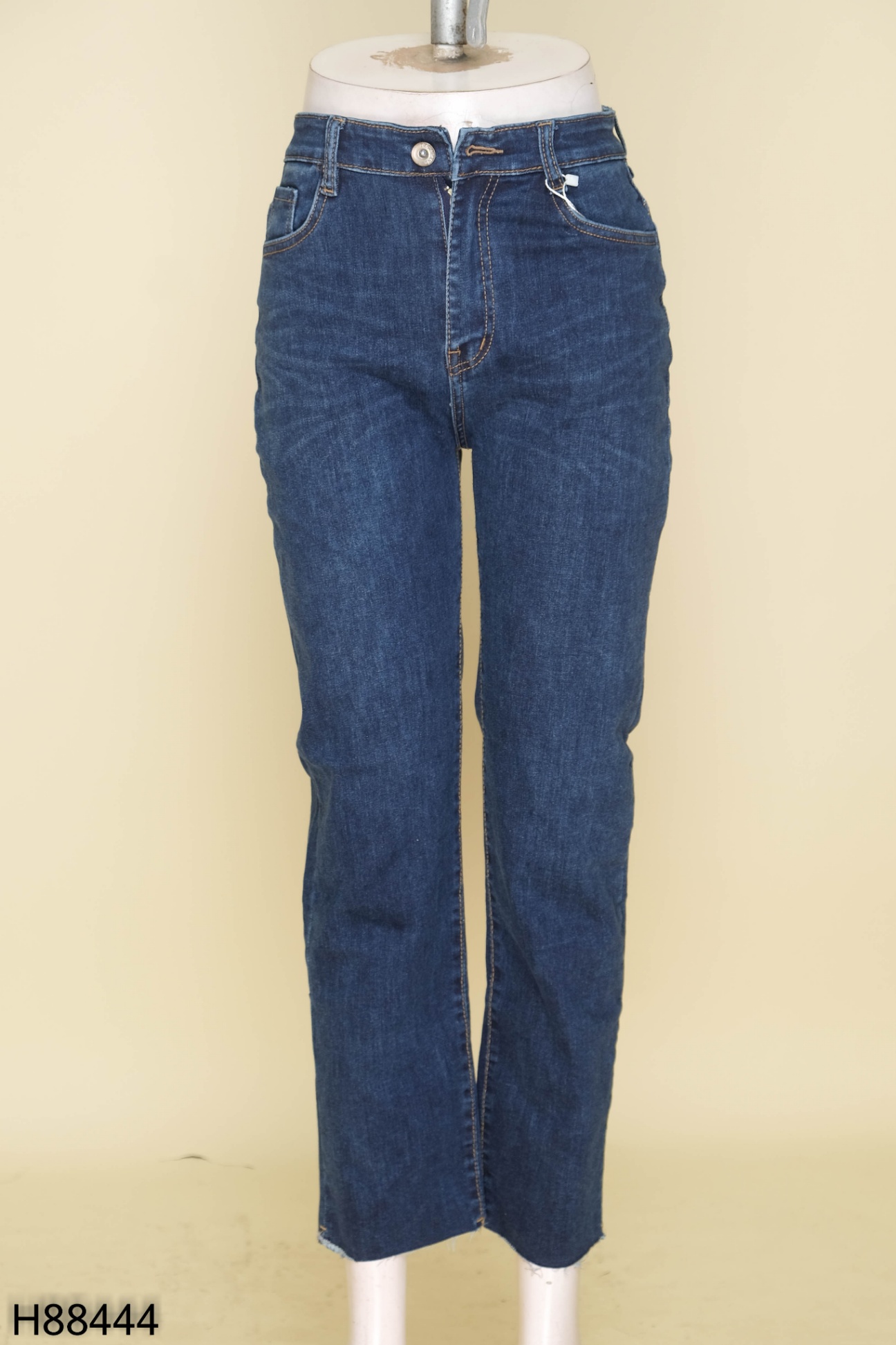 Quần skinny jean xanh