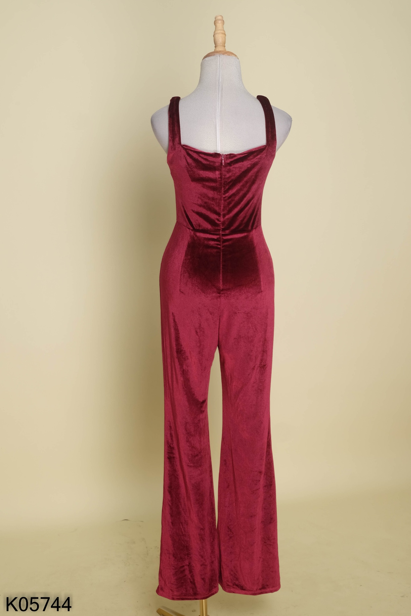 Jumpsuits nhung SHEIN tím