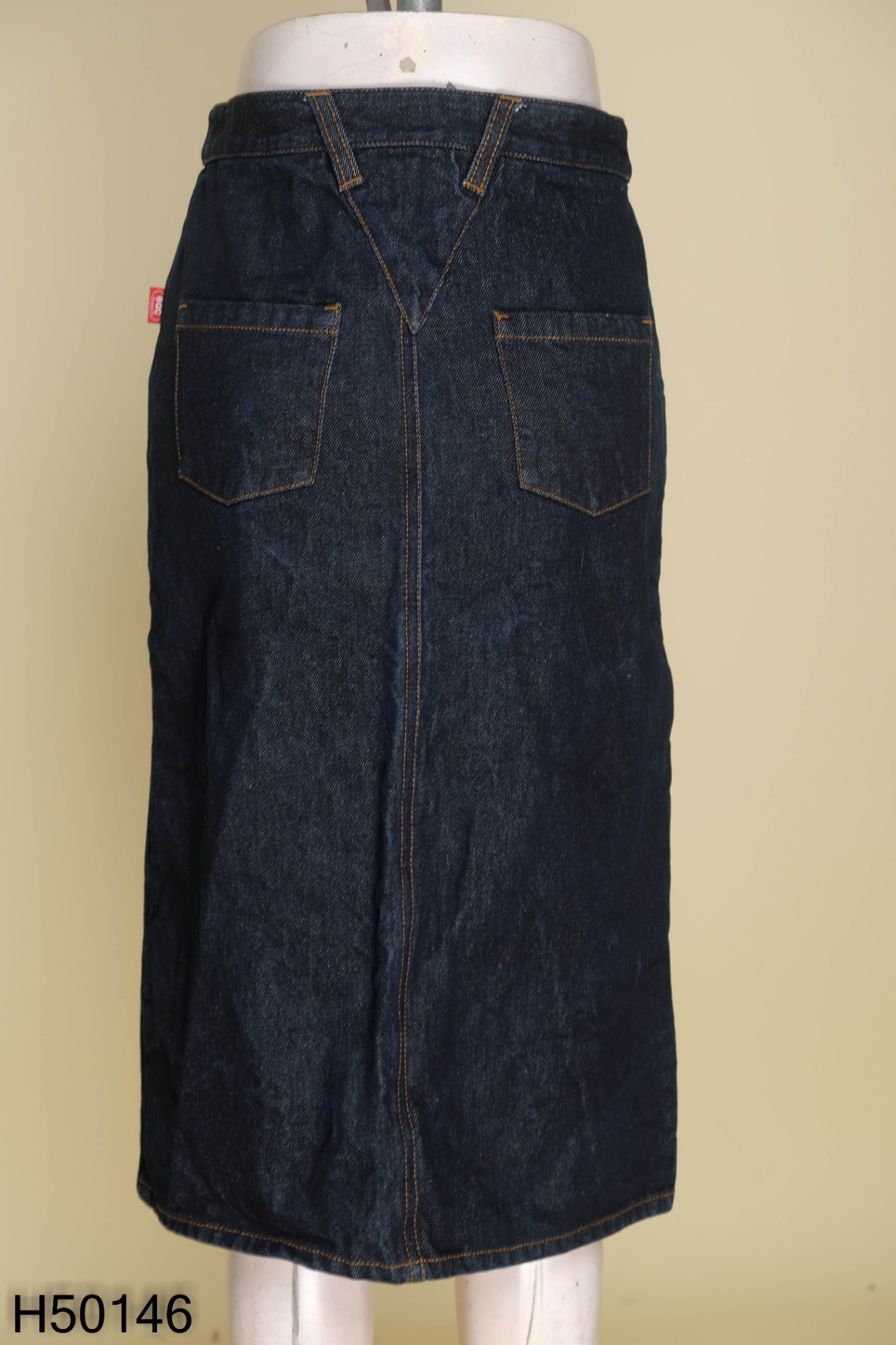 Chân váy jeans xanh đen