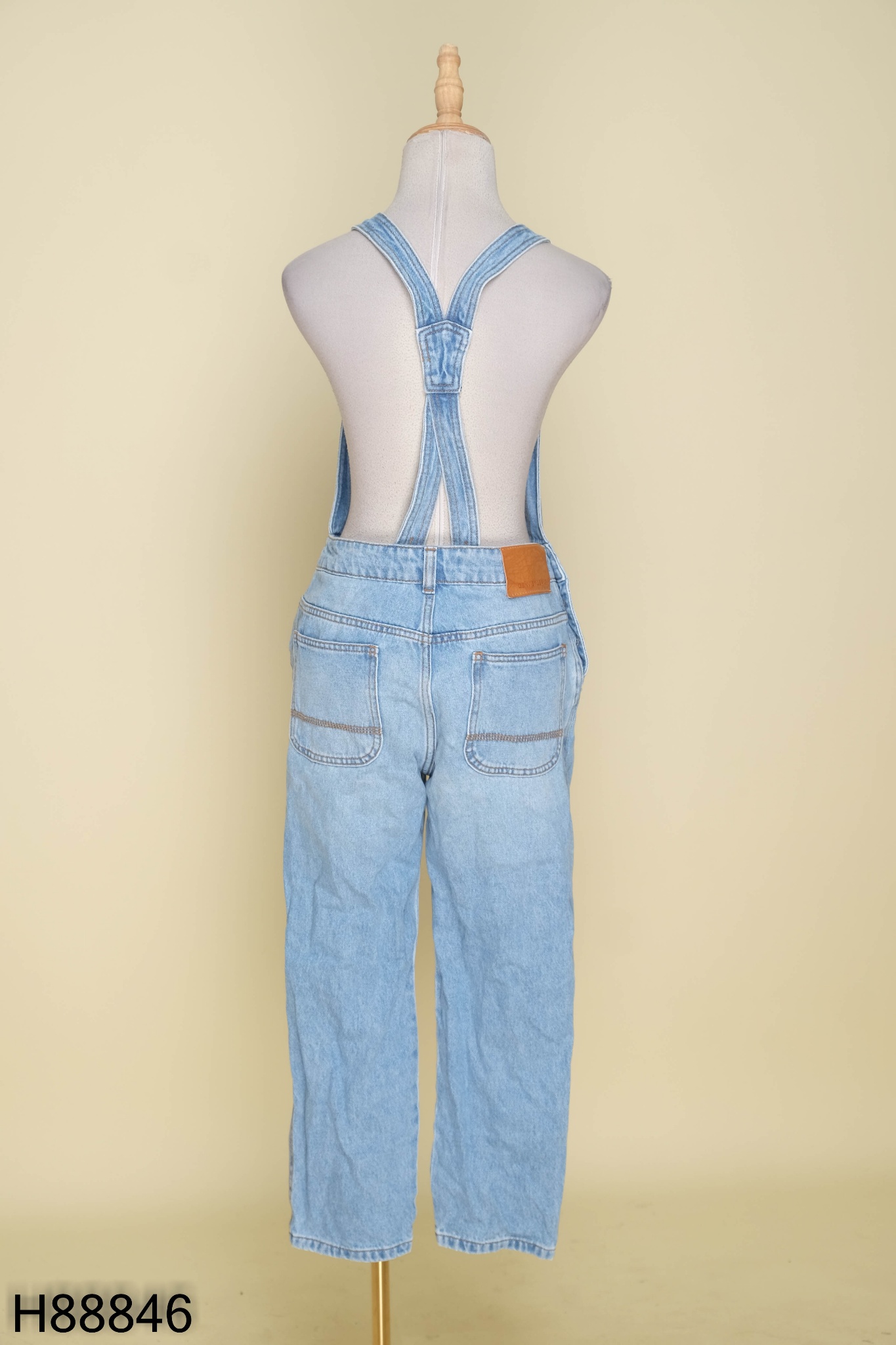 Yếm quần GENVIET jeans xanh