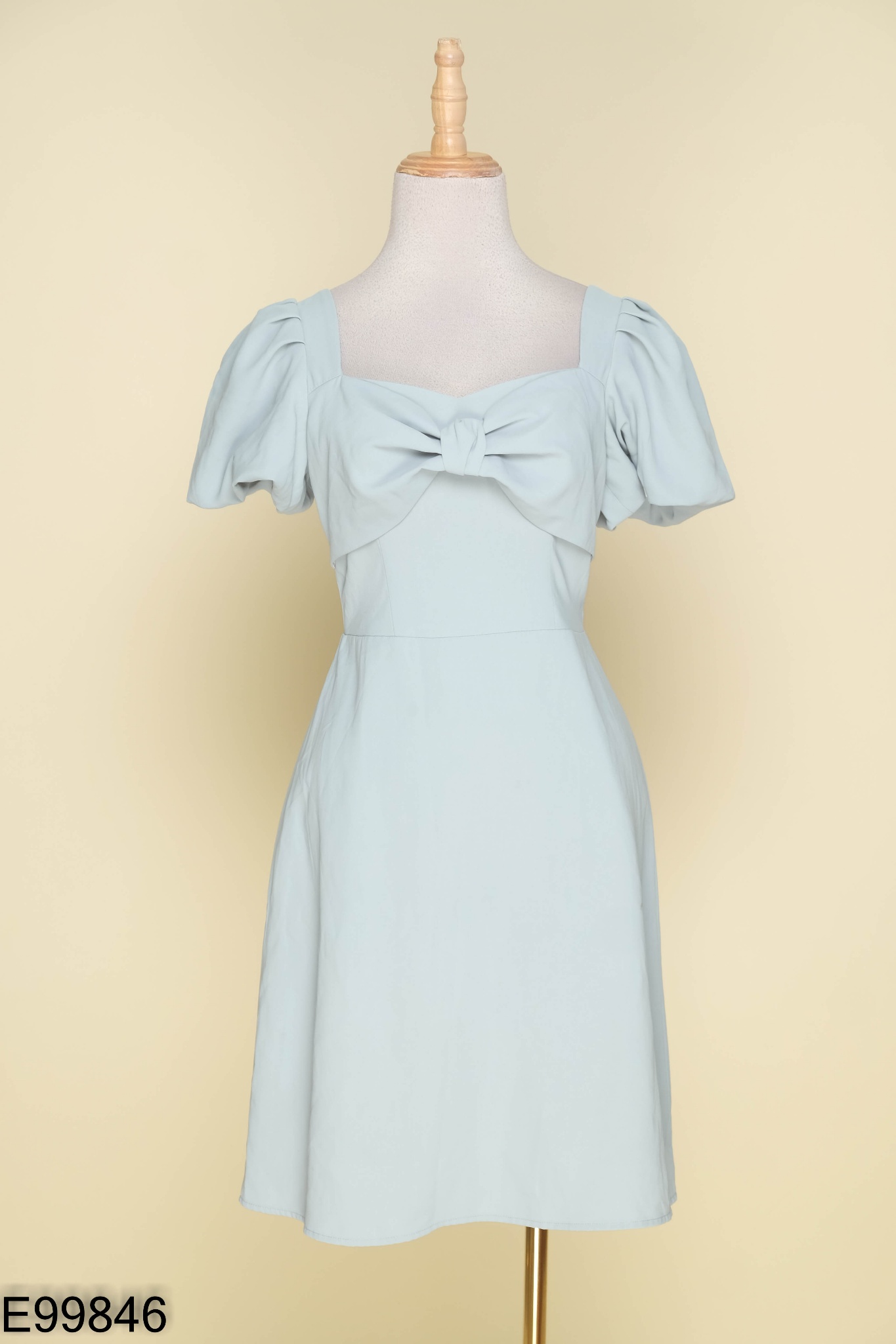 Váy xanh ADORE DRESS nơ ngực