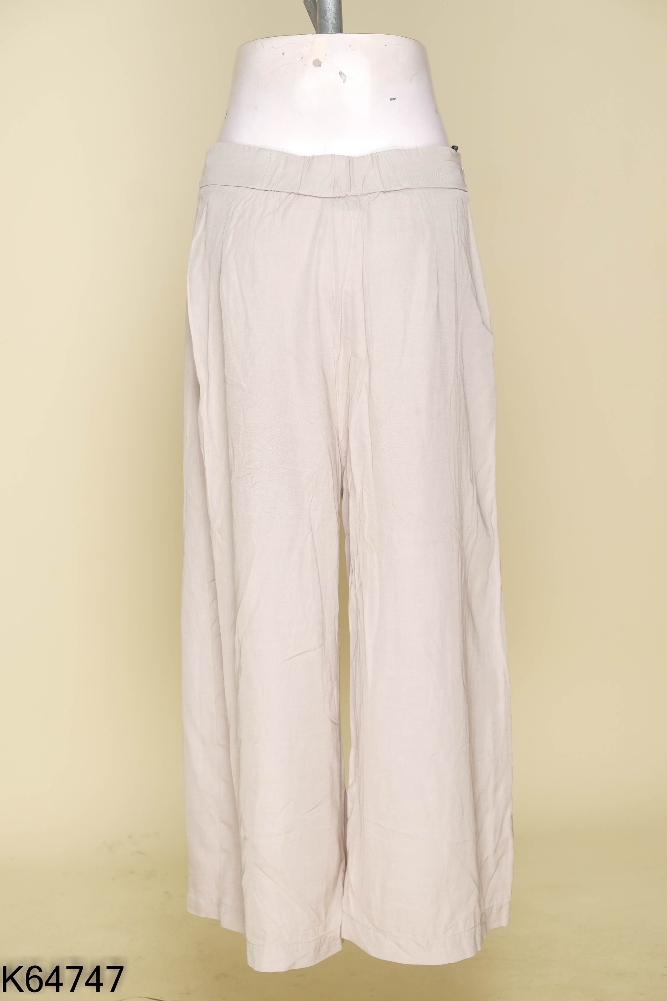 Quần culottes-be trơn