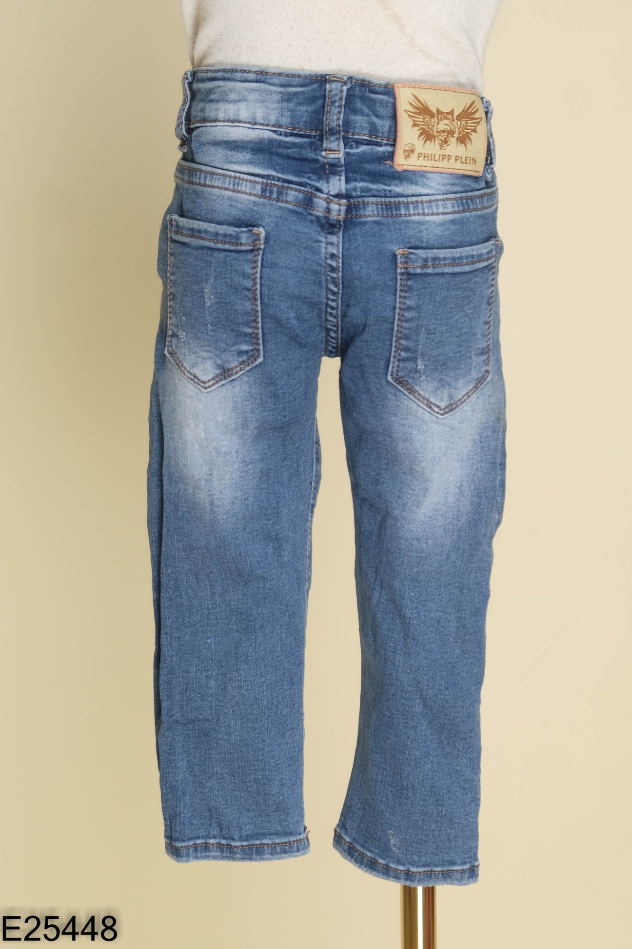 Quần jeans xanh rách KIDS