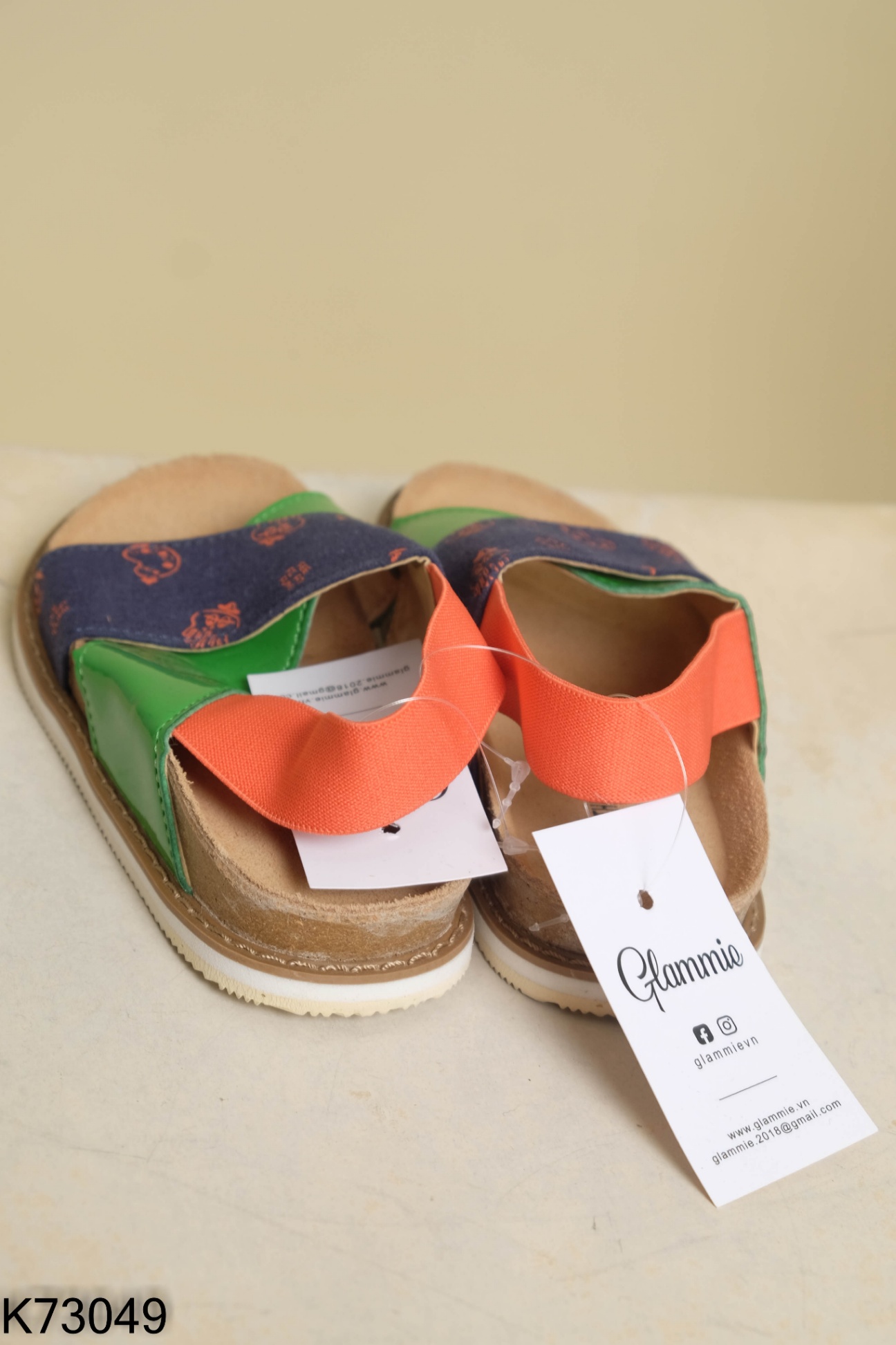 NEW Sandals quai xanh cam KIDS