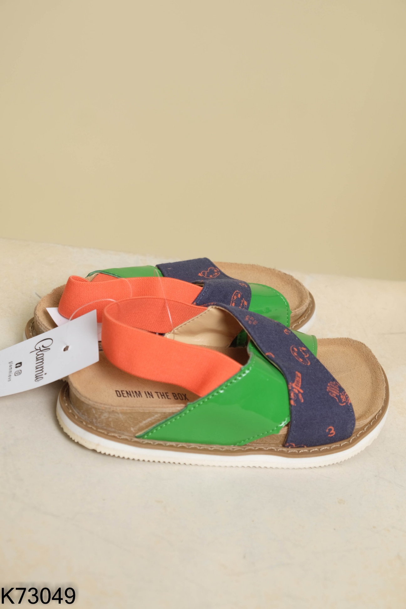 NEW Sandals quai xanh cam KIDS