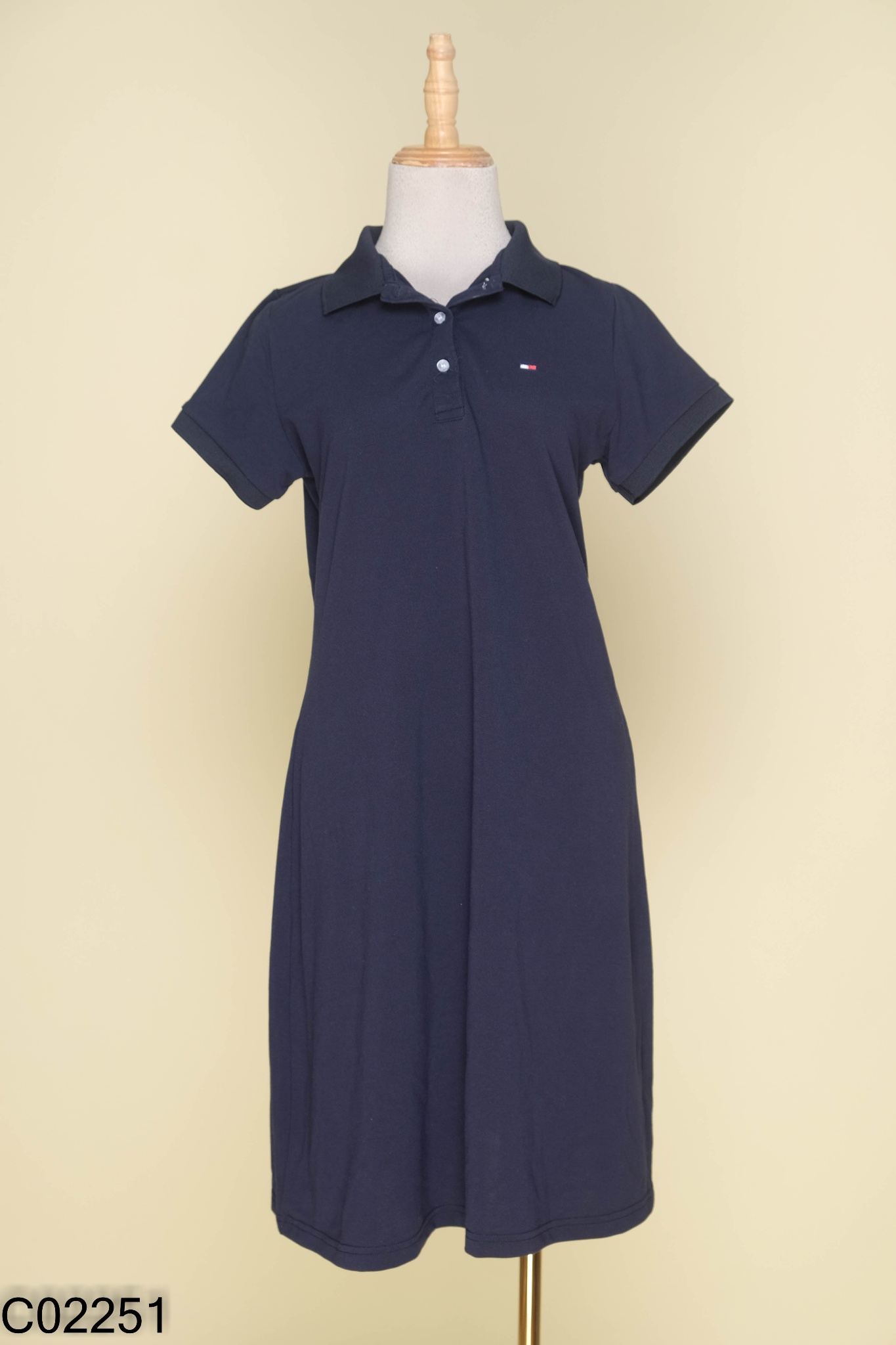 Váy polo TOMMY HILFIGER xanh than