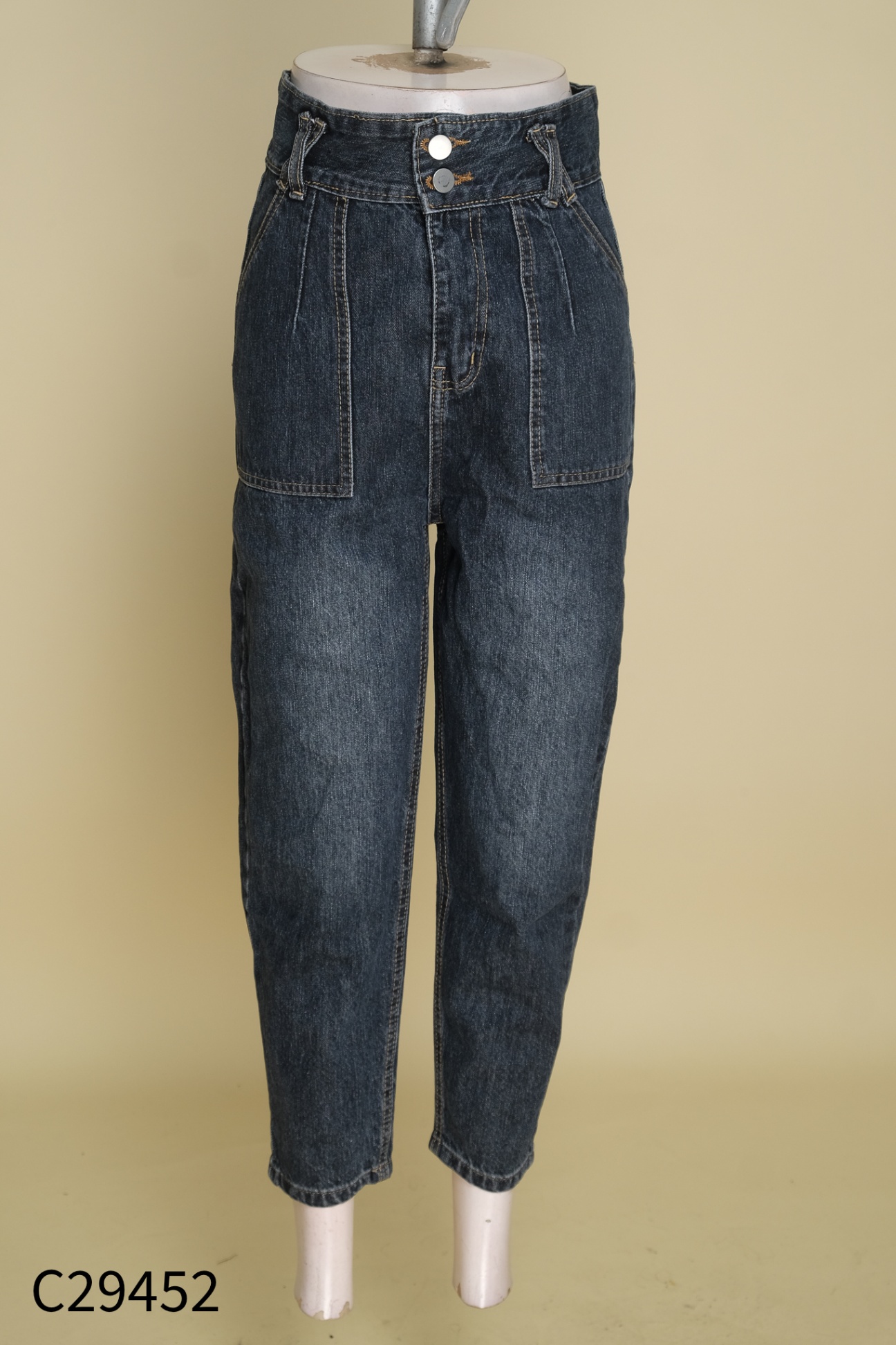 Quần jeans xám đen