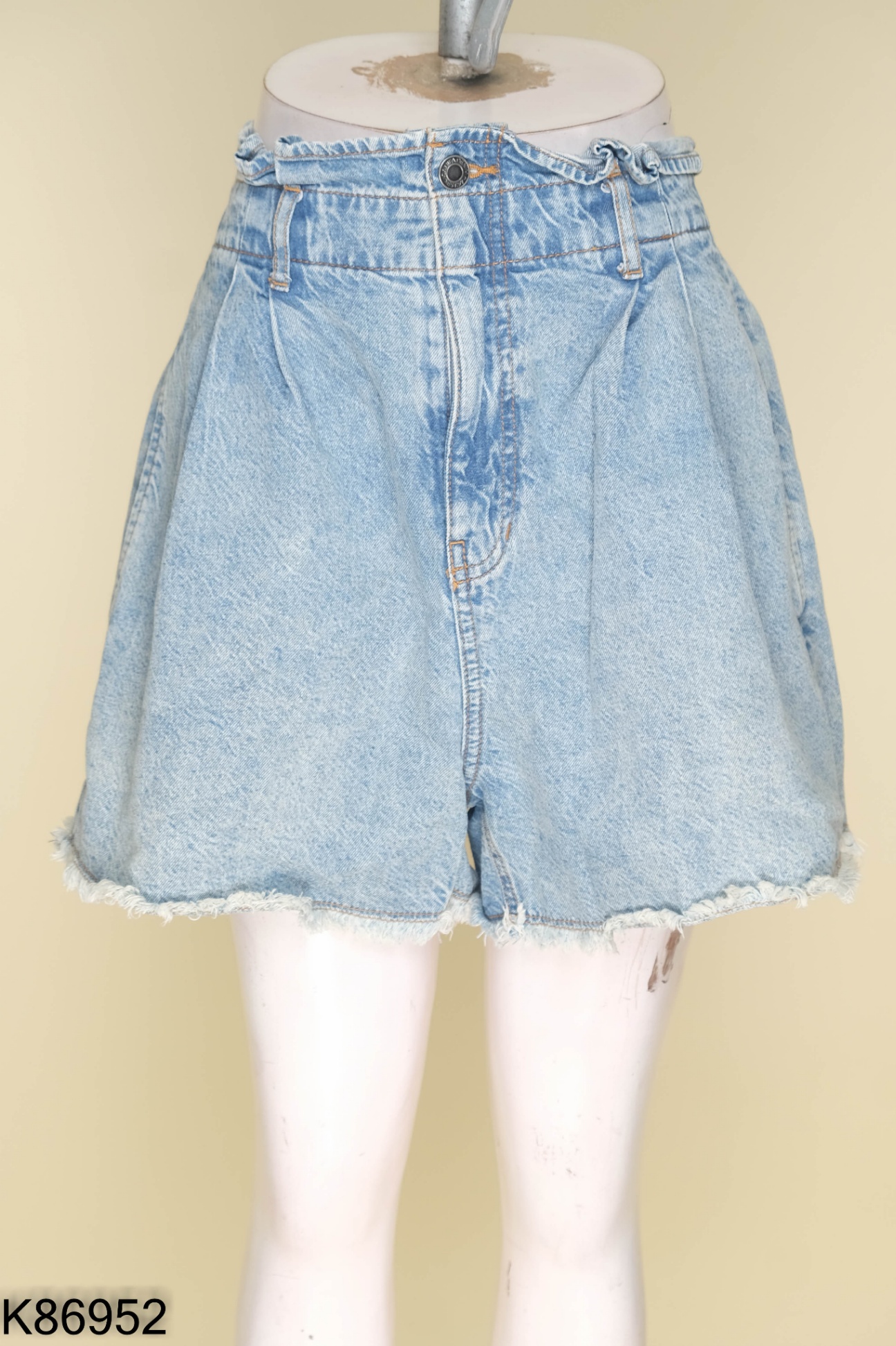 Quần shorts CANIFA jeans xanh