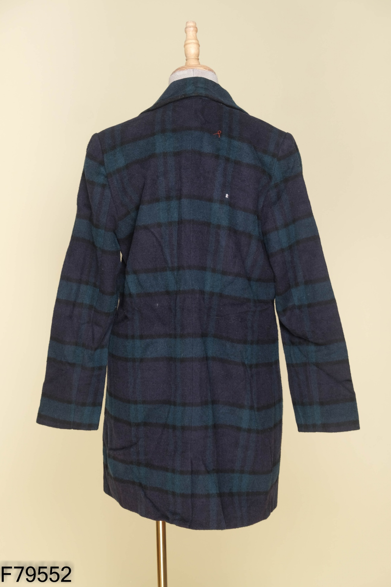 Áo khoác dạ FOREVER 21 xanh