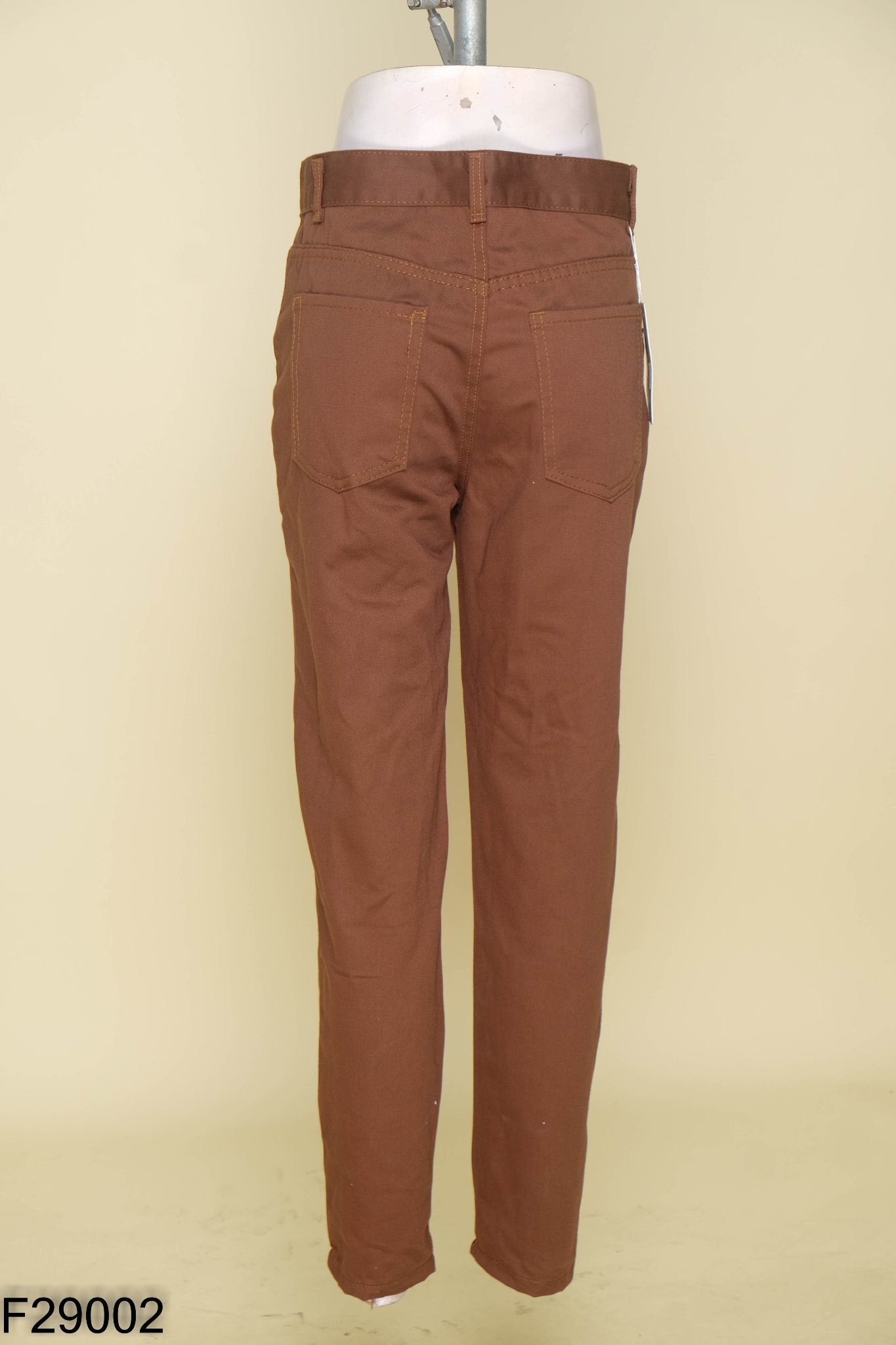 Quần jeans nâu trơn