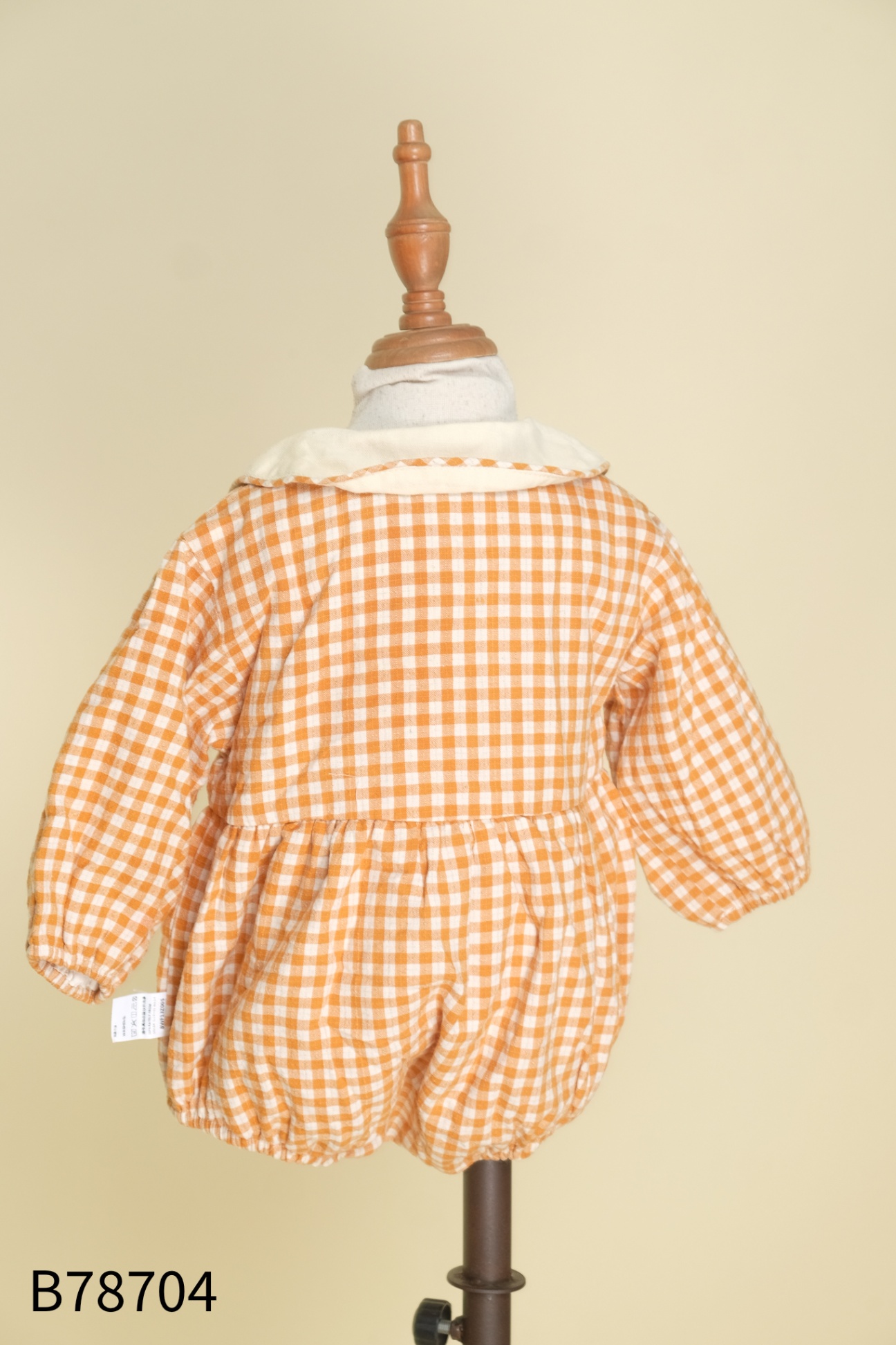 Set jumpsuits kẻ cam+quần kids