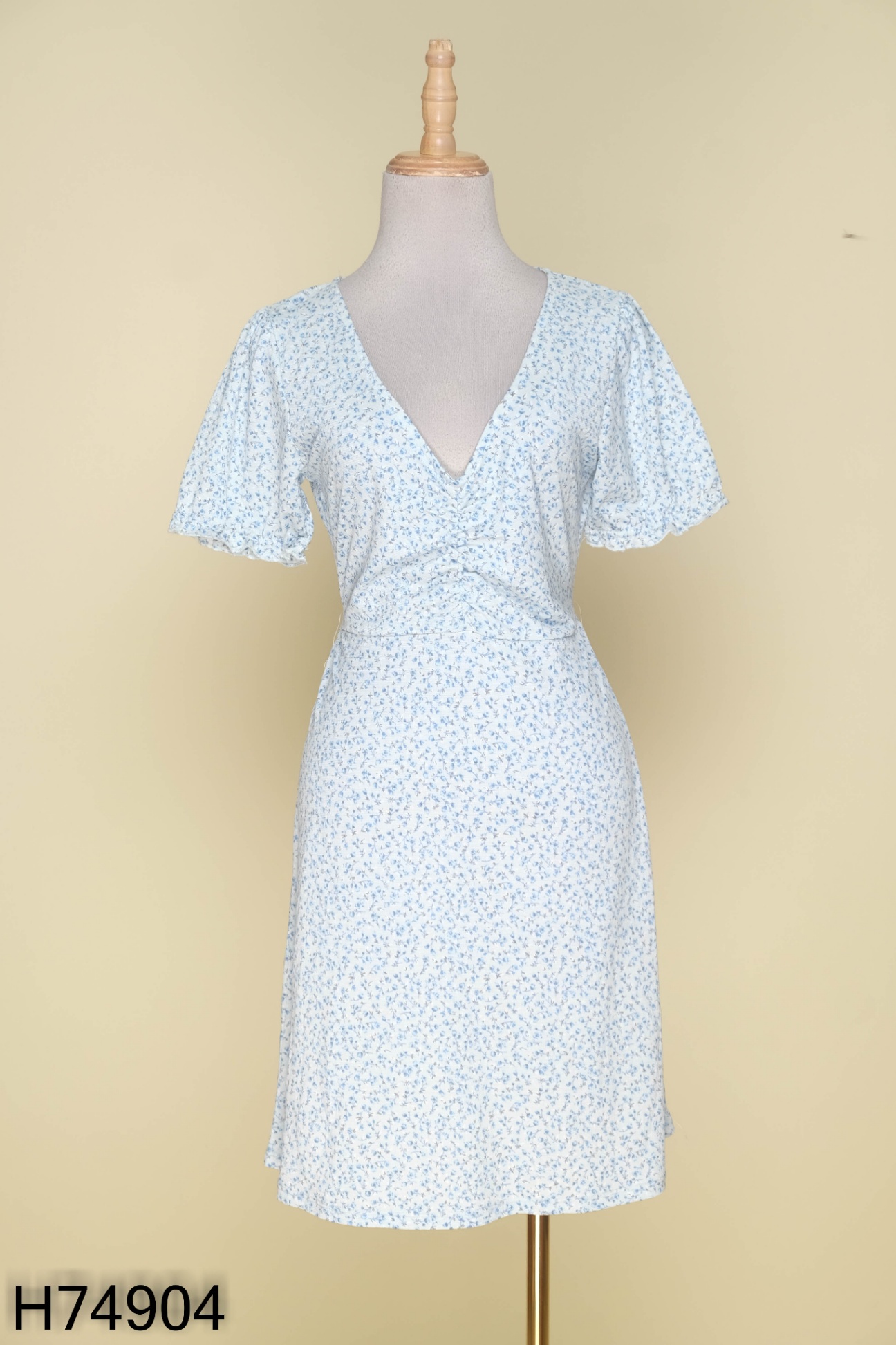 Váy xanh hoa COTTON ON cổ V