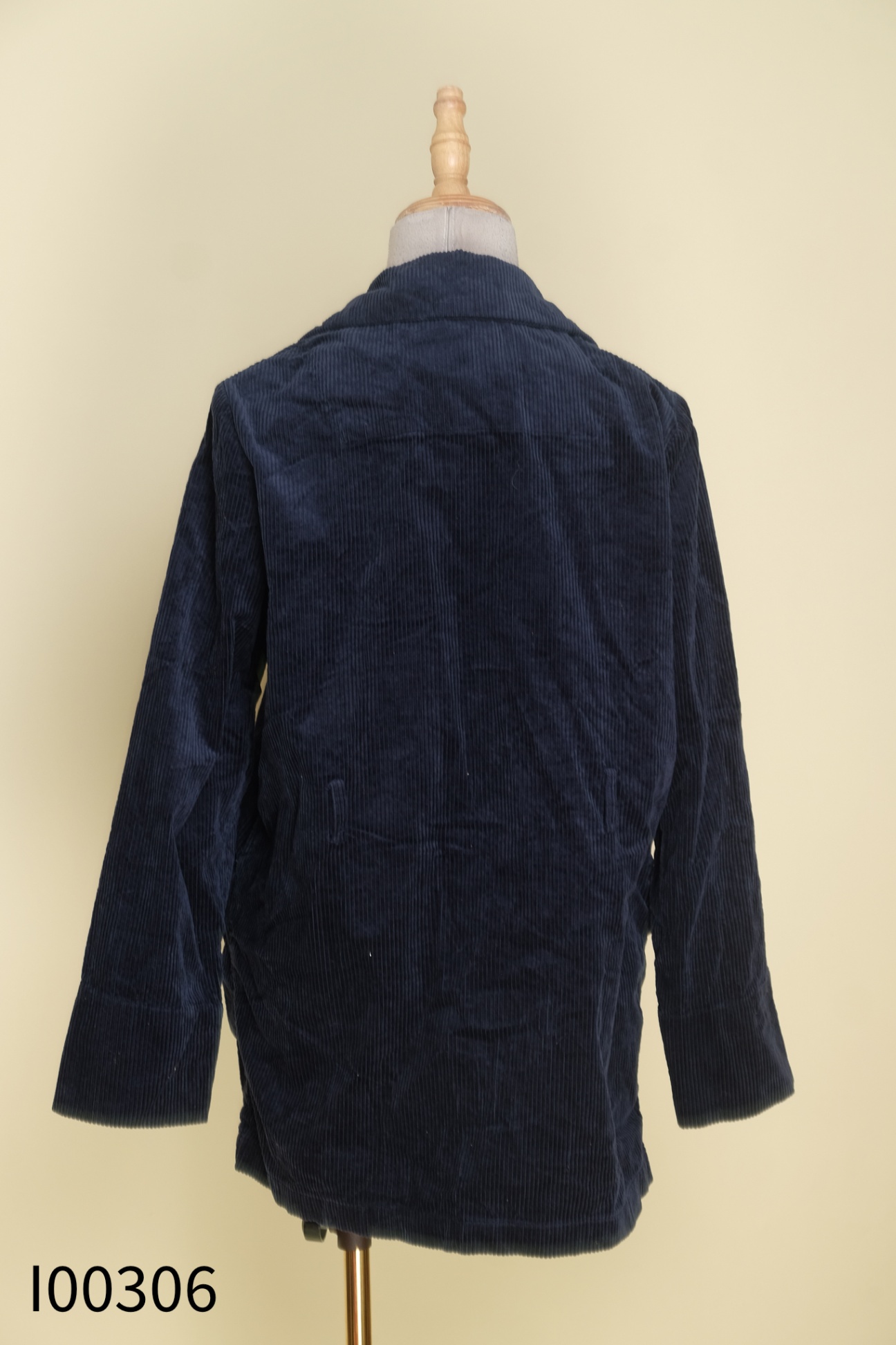 Áo blazer MONE nhung tăm xanh than