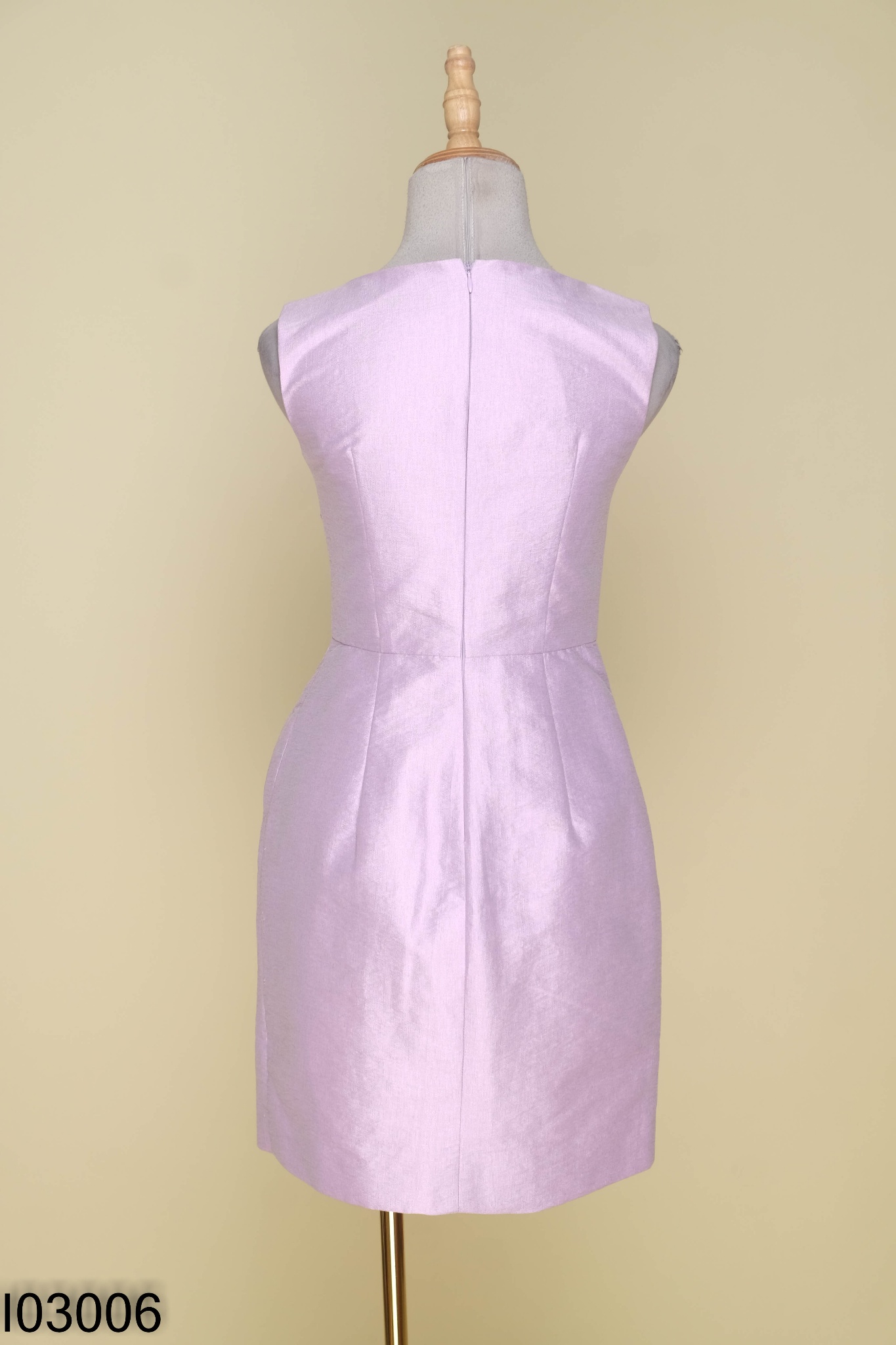 Váy sát nách tím QUYNH BOUTIQUE phối nơ