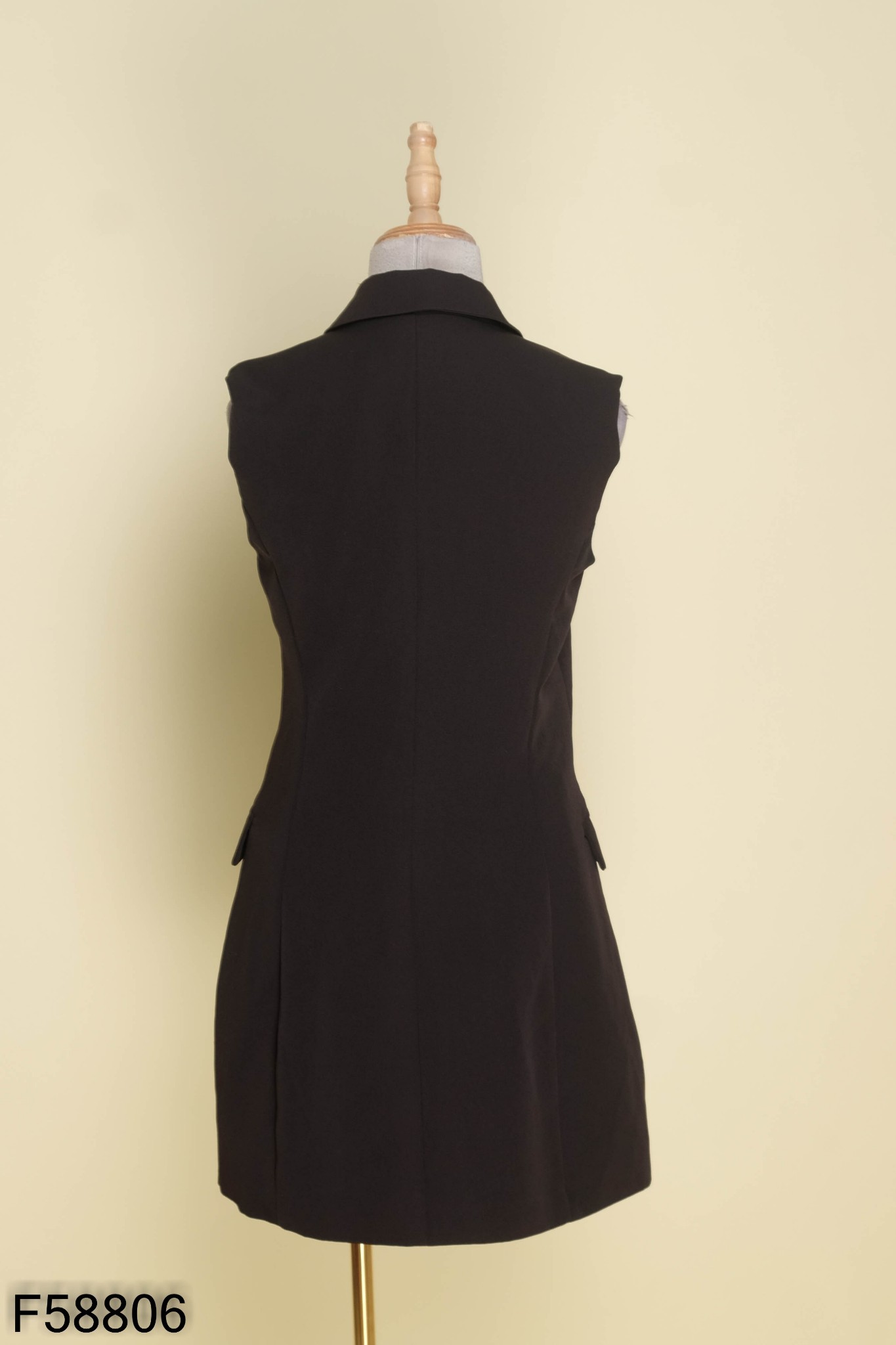 Áo blazer gile STRADIVARIUS đen dài