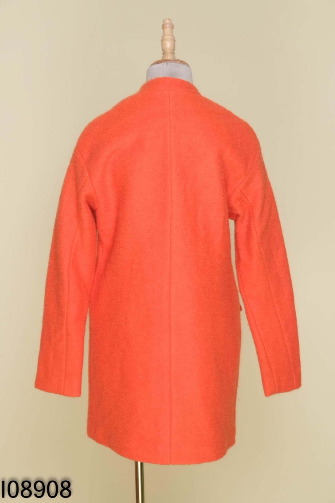 Áo khoác dạ PULL BEAR cam