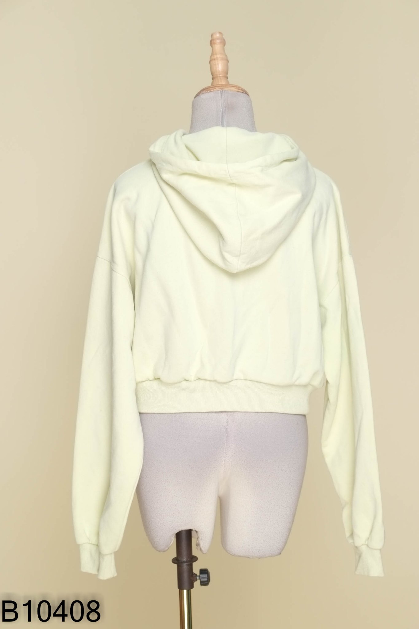 Áo hoodie xanh ngắn