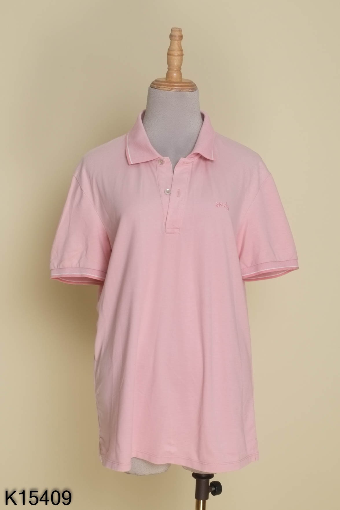Áo polo YODY hồng trơn