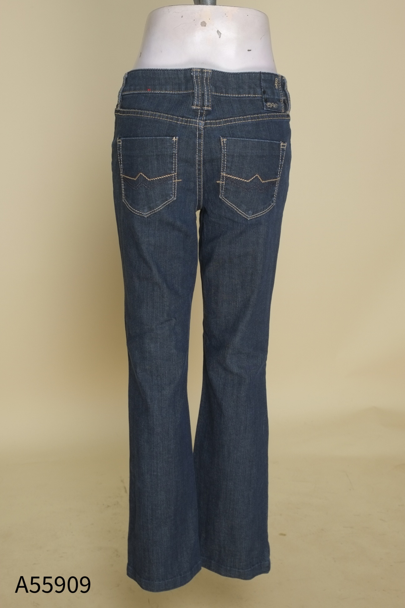 Quần jeans ESPRIT xanh trơn