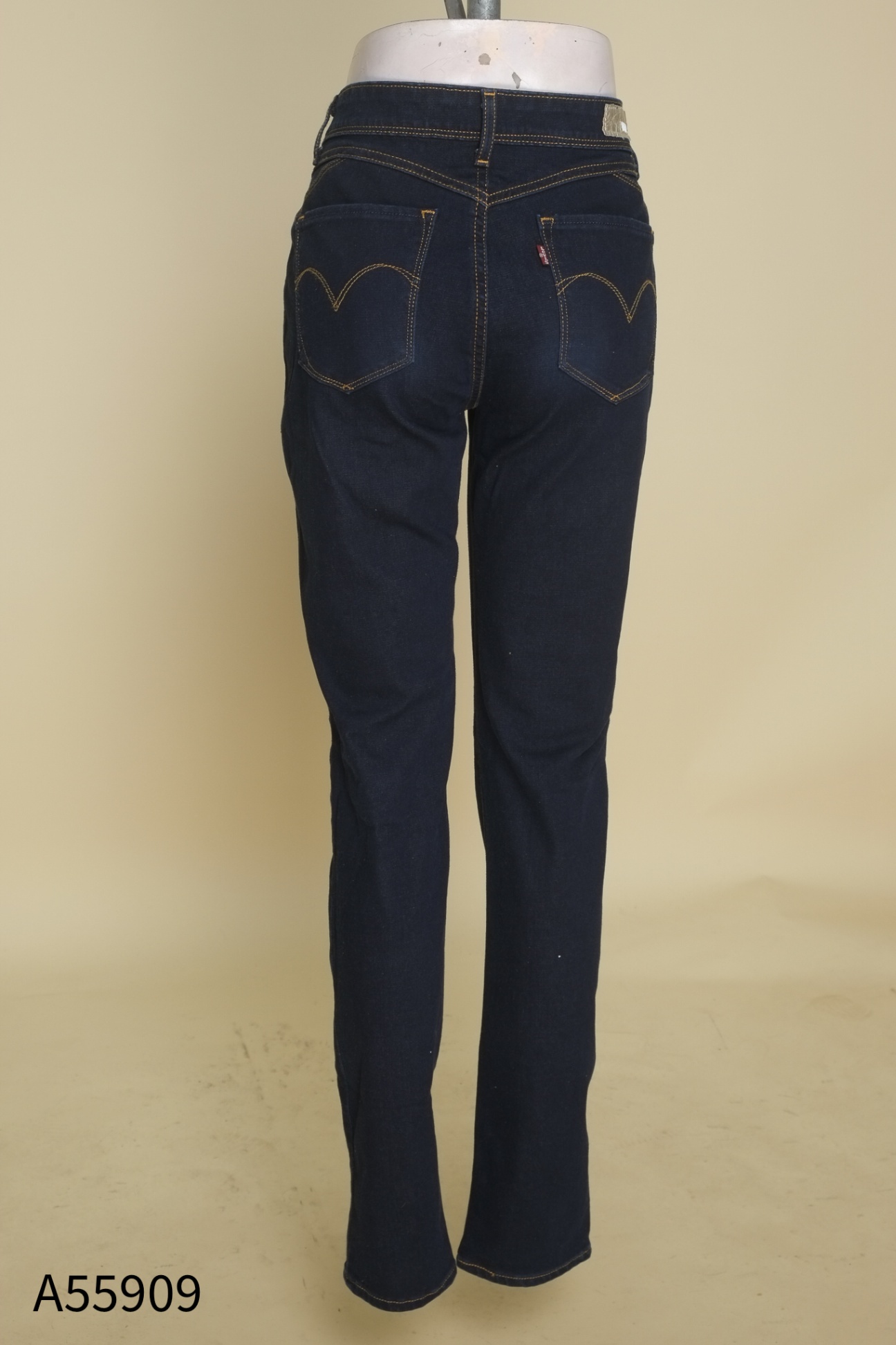 Quần jeans LEVIS xanh trơn