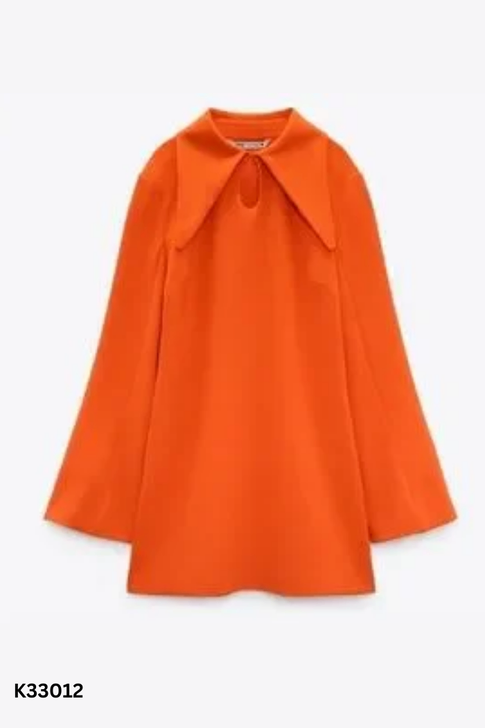 Váy xam ZARA cổ bẻ