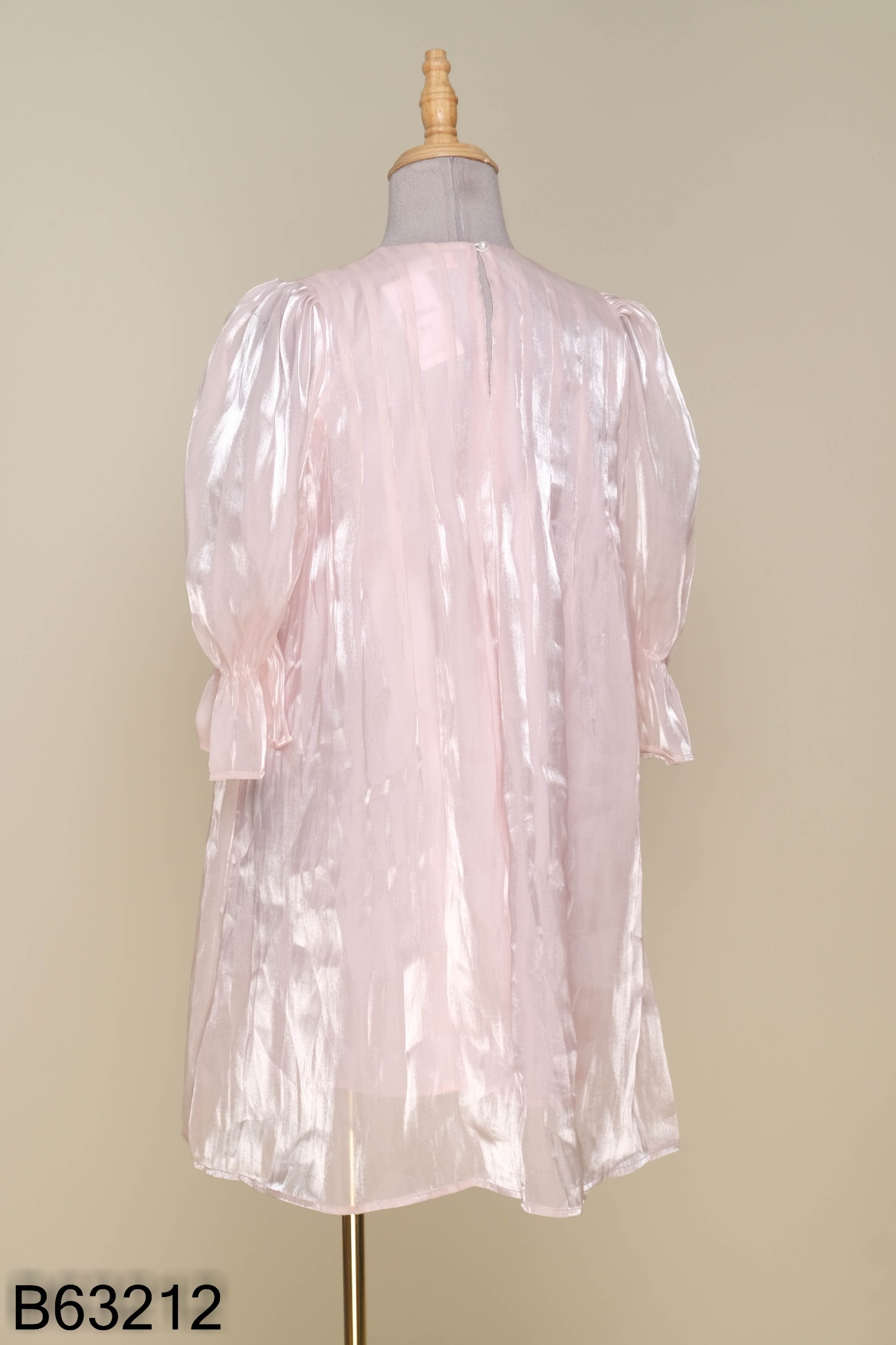 Váy baby doll organza hồng