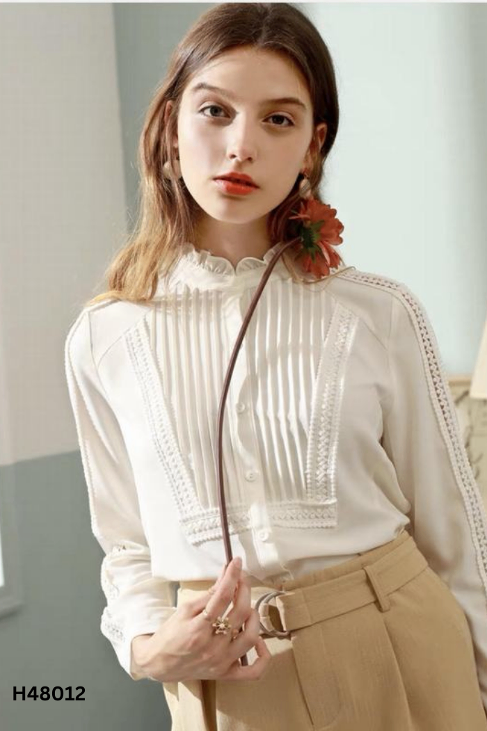 Áo sơ mi cổ bèo