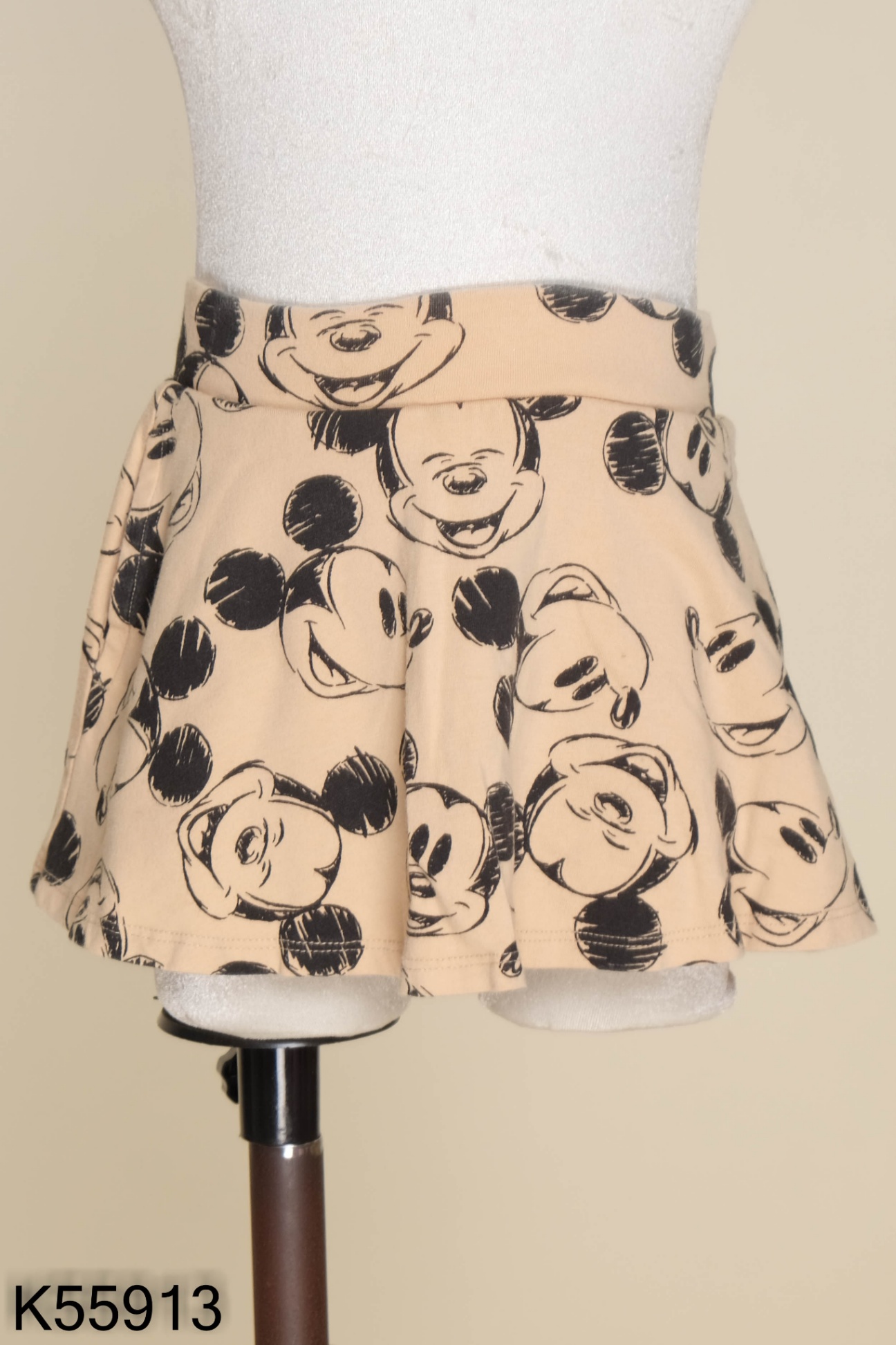 Chân váy GAP nâu mickey KIDS