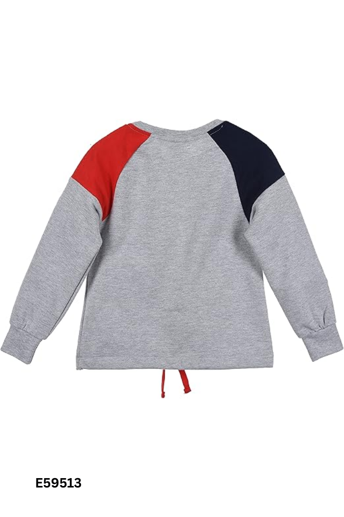 Áo nỉ ghi xanh đỏ KIDS