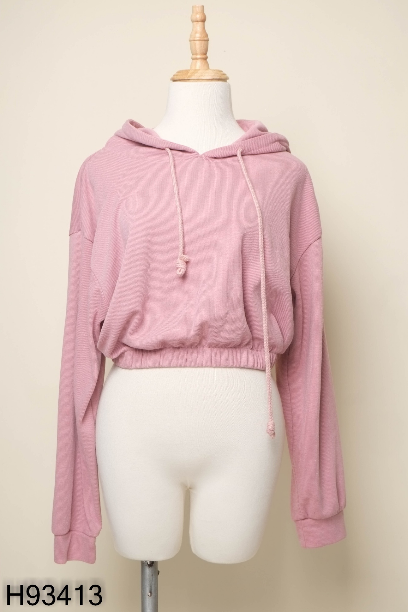 Áo hoodie BÒ SỮA thun hồng