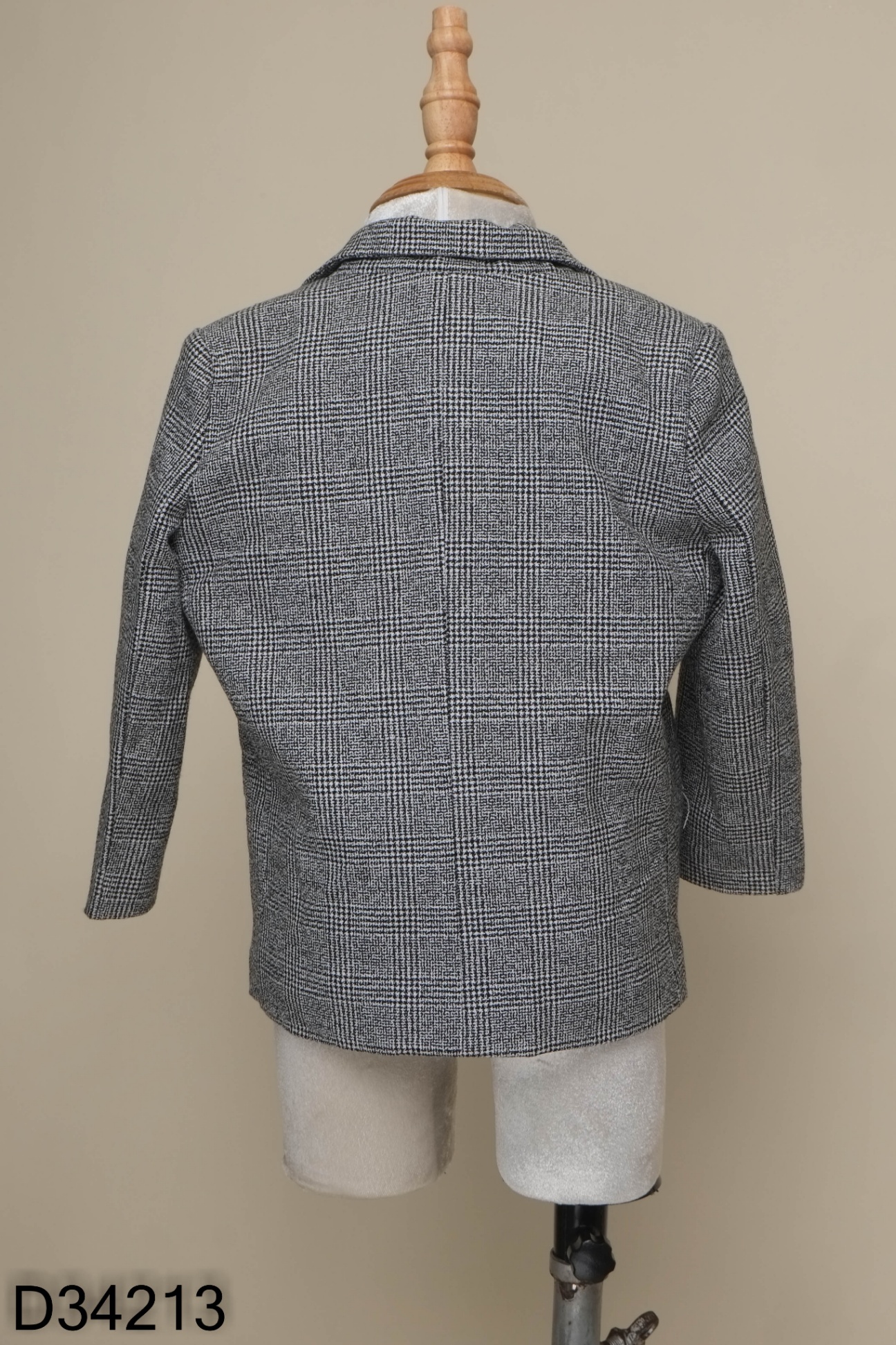 Blazer xám kẻ KIDS