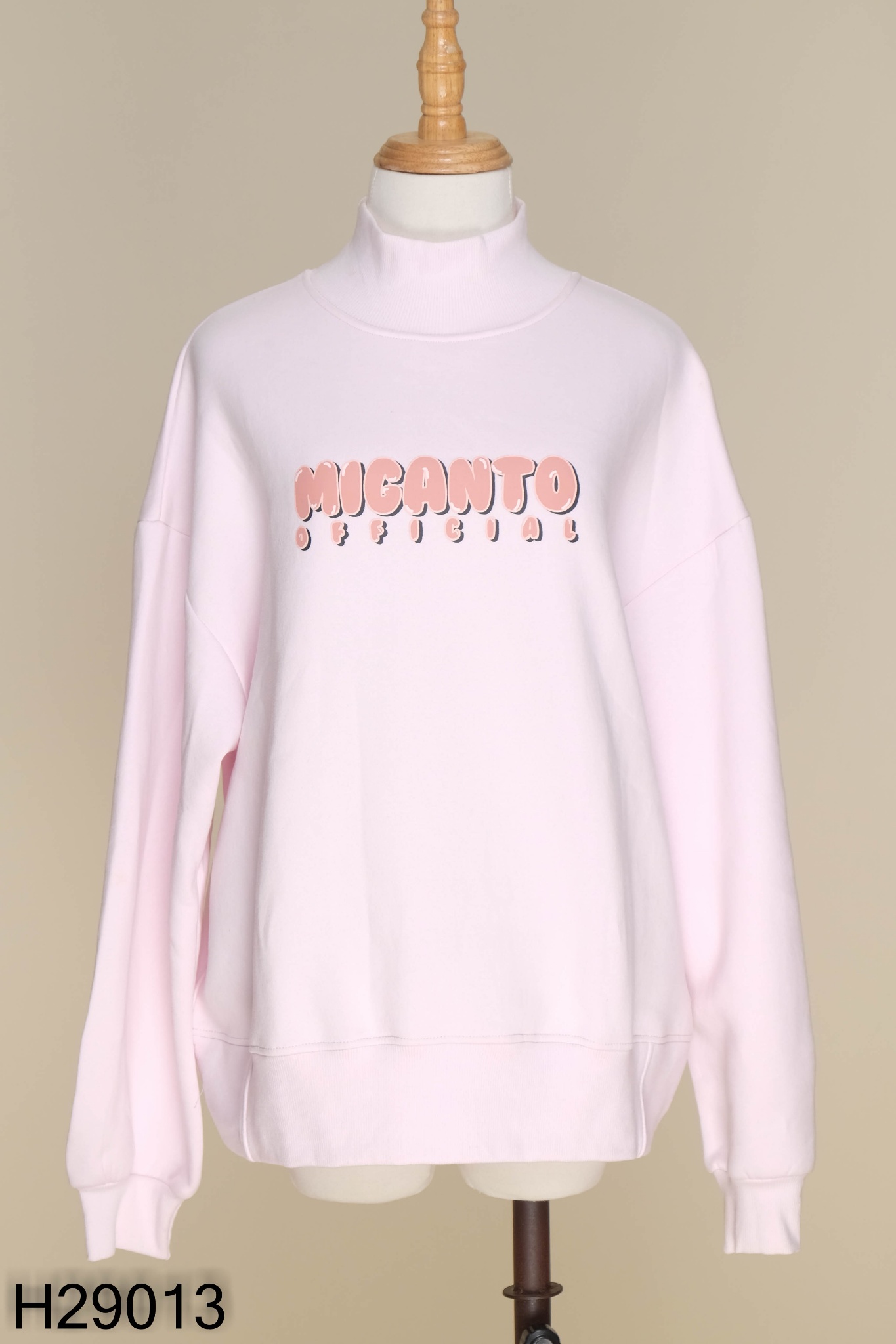 Áo sweater MIGANTO nỉ hồng