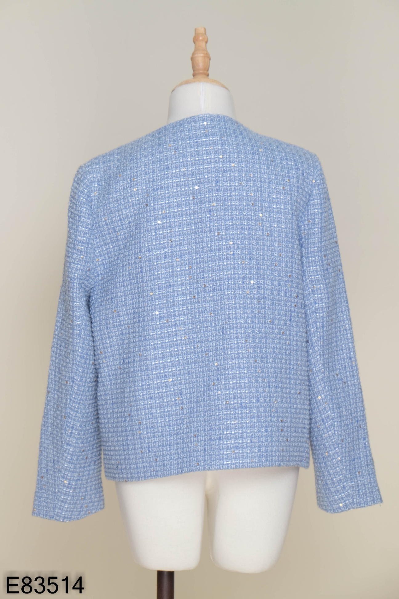 Áooãnh dạ tweed cúc ngọc